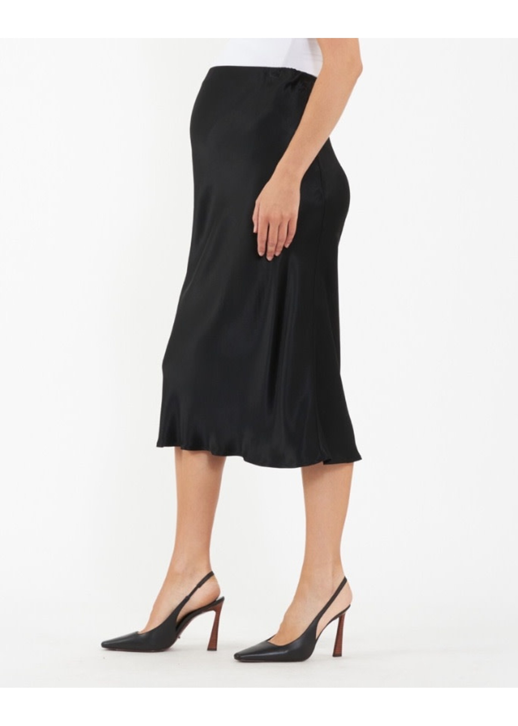 Ripe Maternity Ripe Maternity, Crystal Satin Skirt || Black