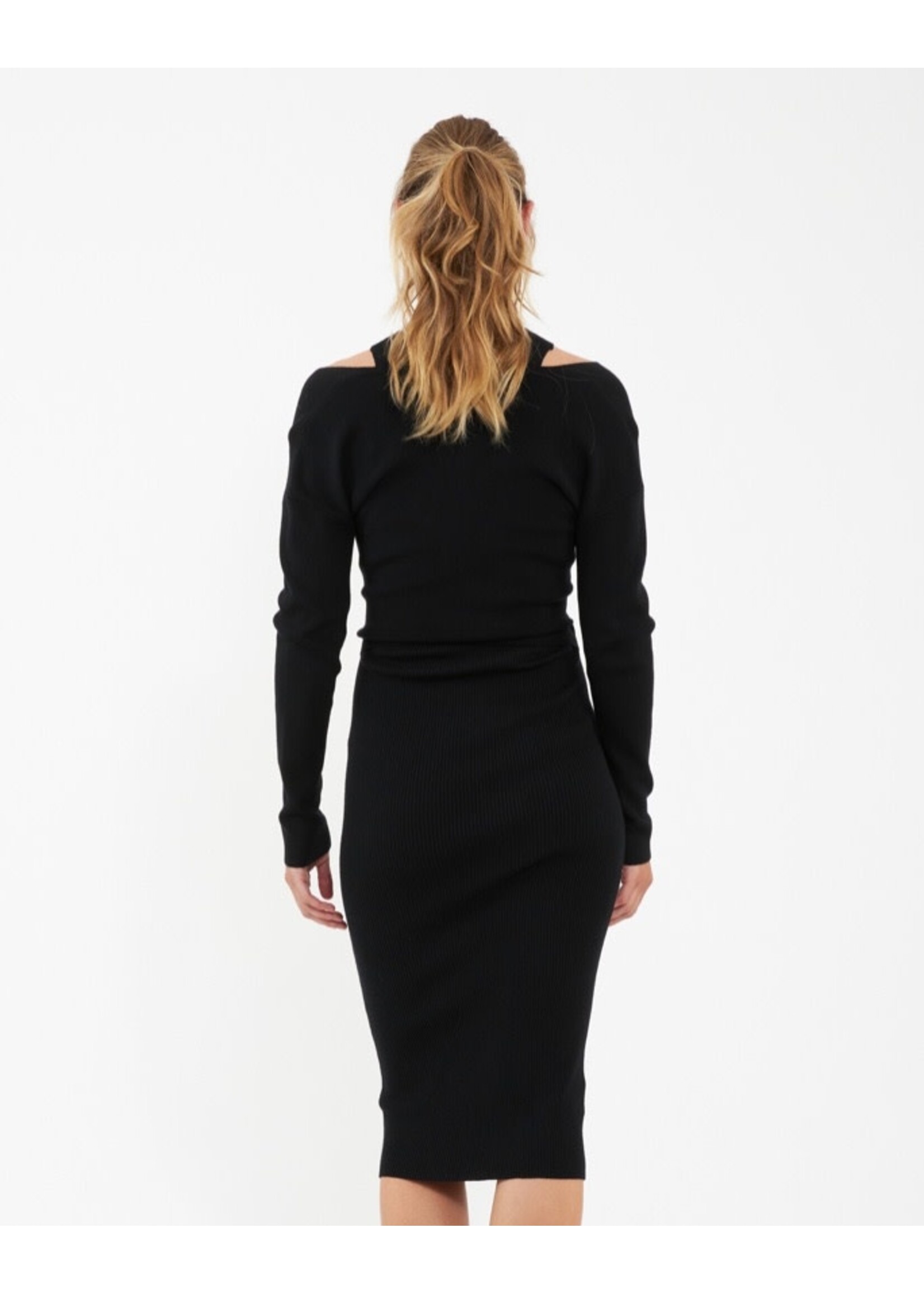 Ripe Maternity Ripe Maternity, Dayna Maternity and Nursing Knit Dress || Black