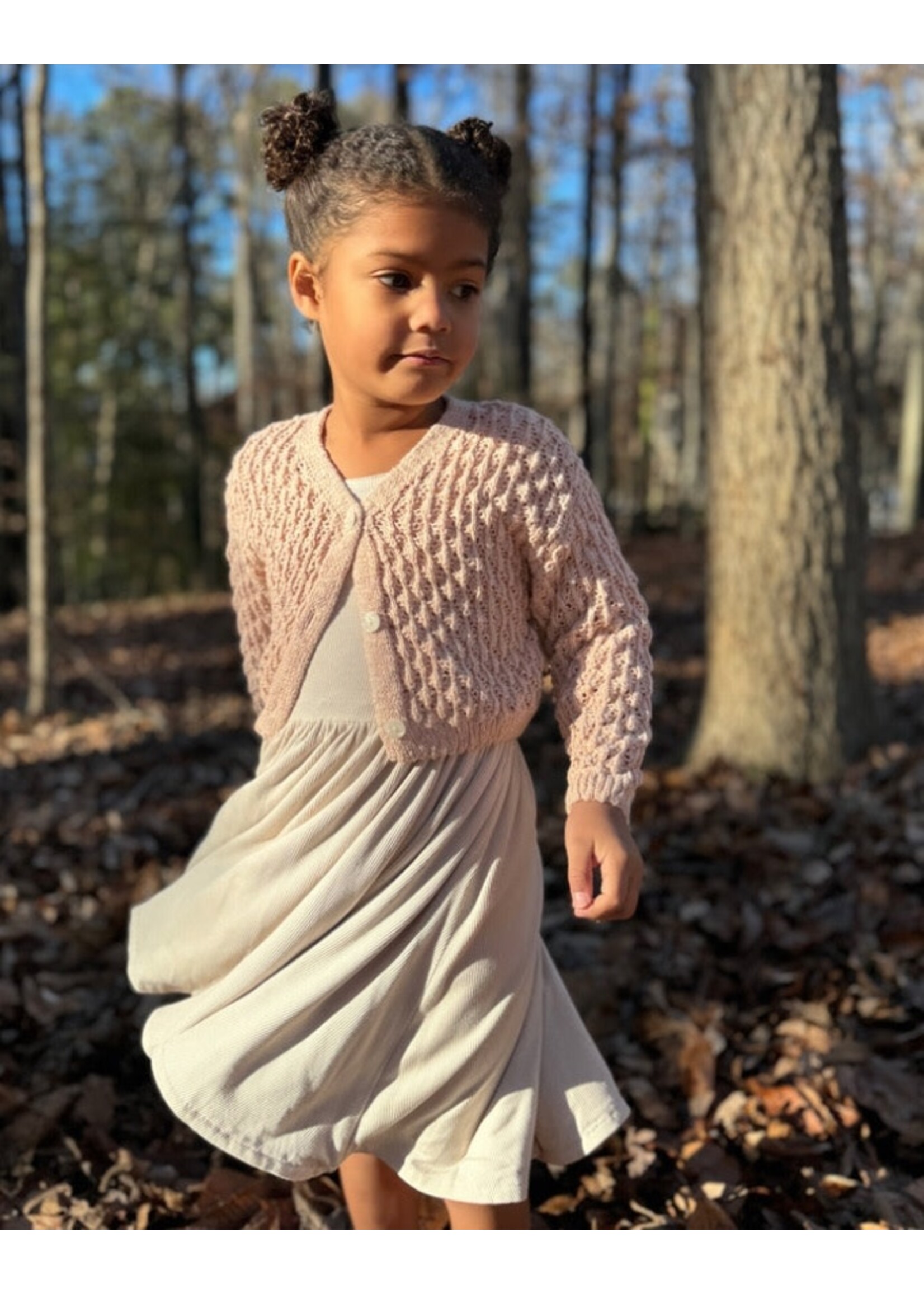 Vignette Vignette, Margot Cardigan || Blush Pink