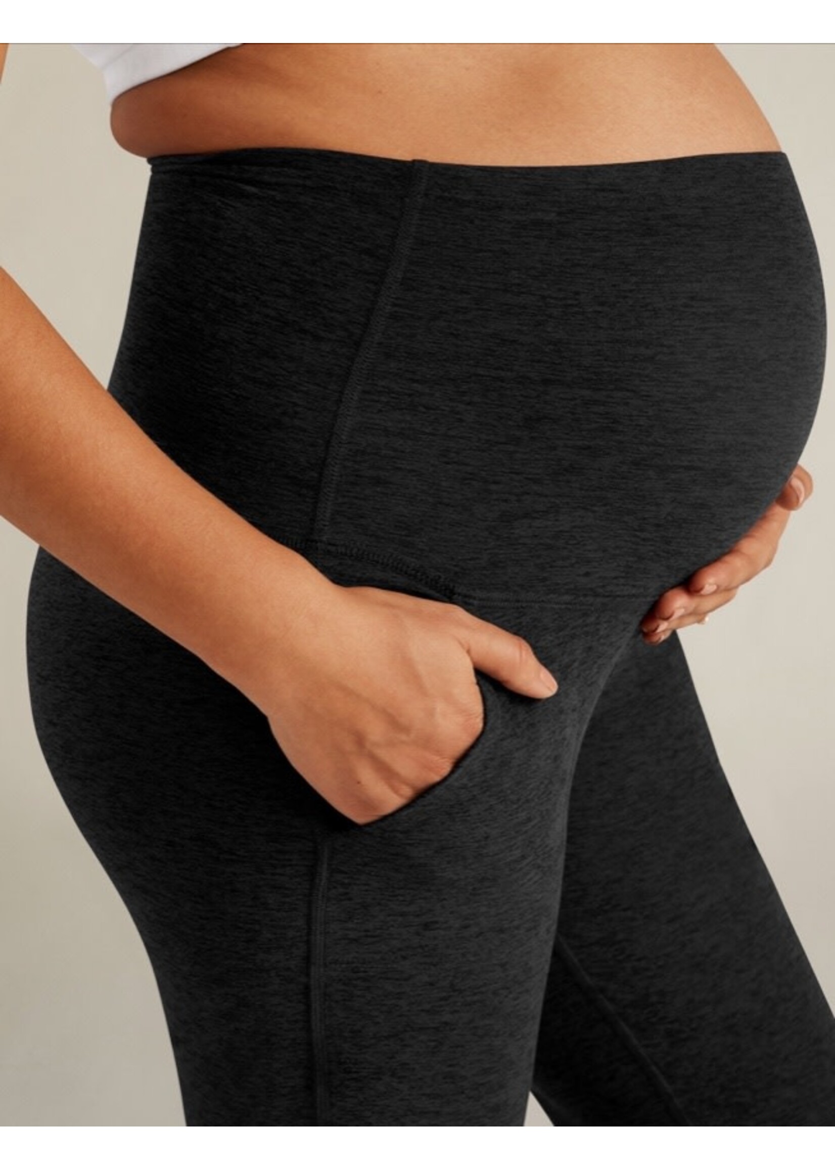 Beyond Yoga Beyond Yoga, Spacedye Beyond the Bump Maternity Midi Jogger || Darkest Night