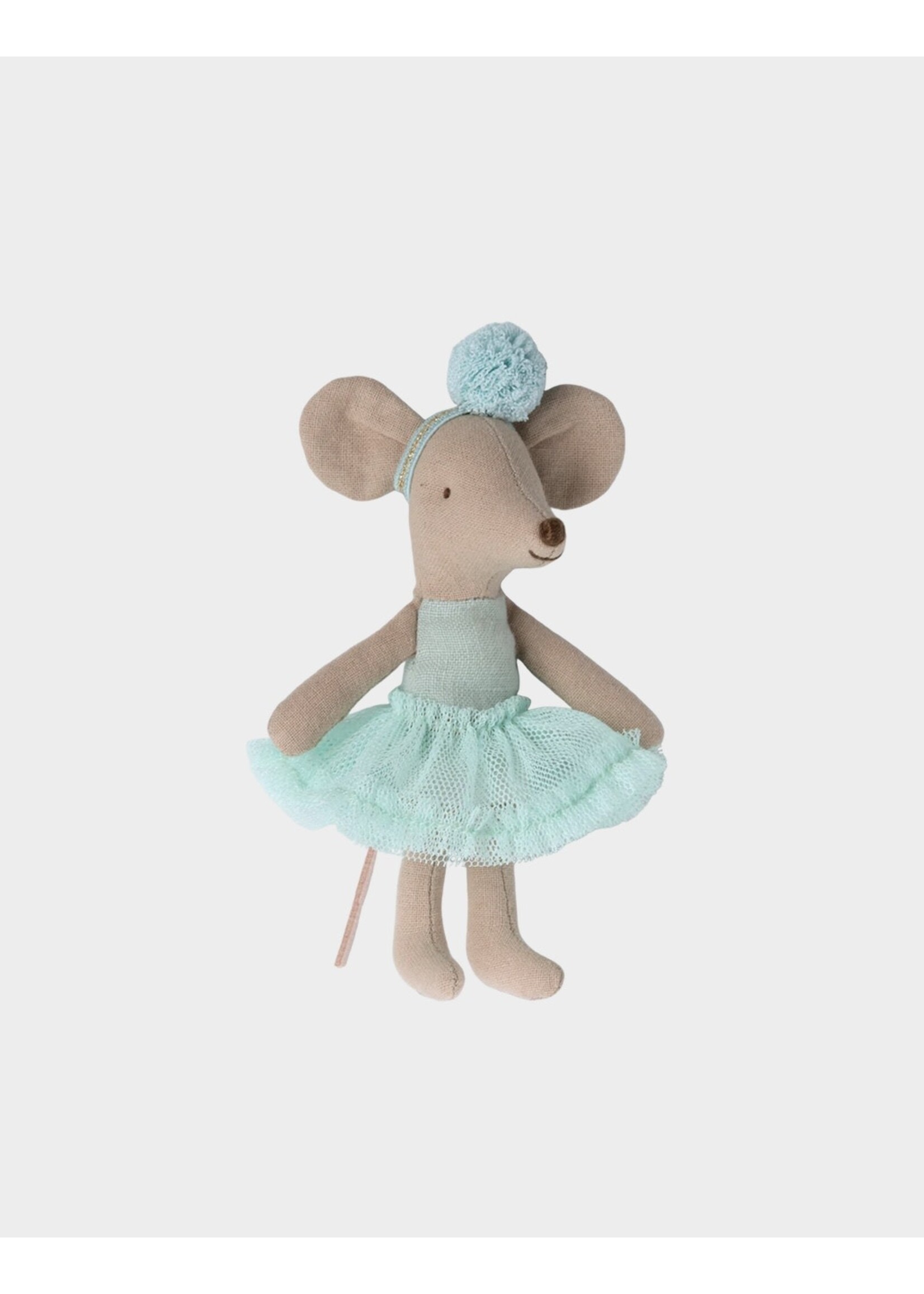 Maileg Maileg, Ballerina mouse, Little Sister || Light Mint