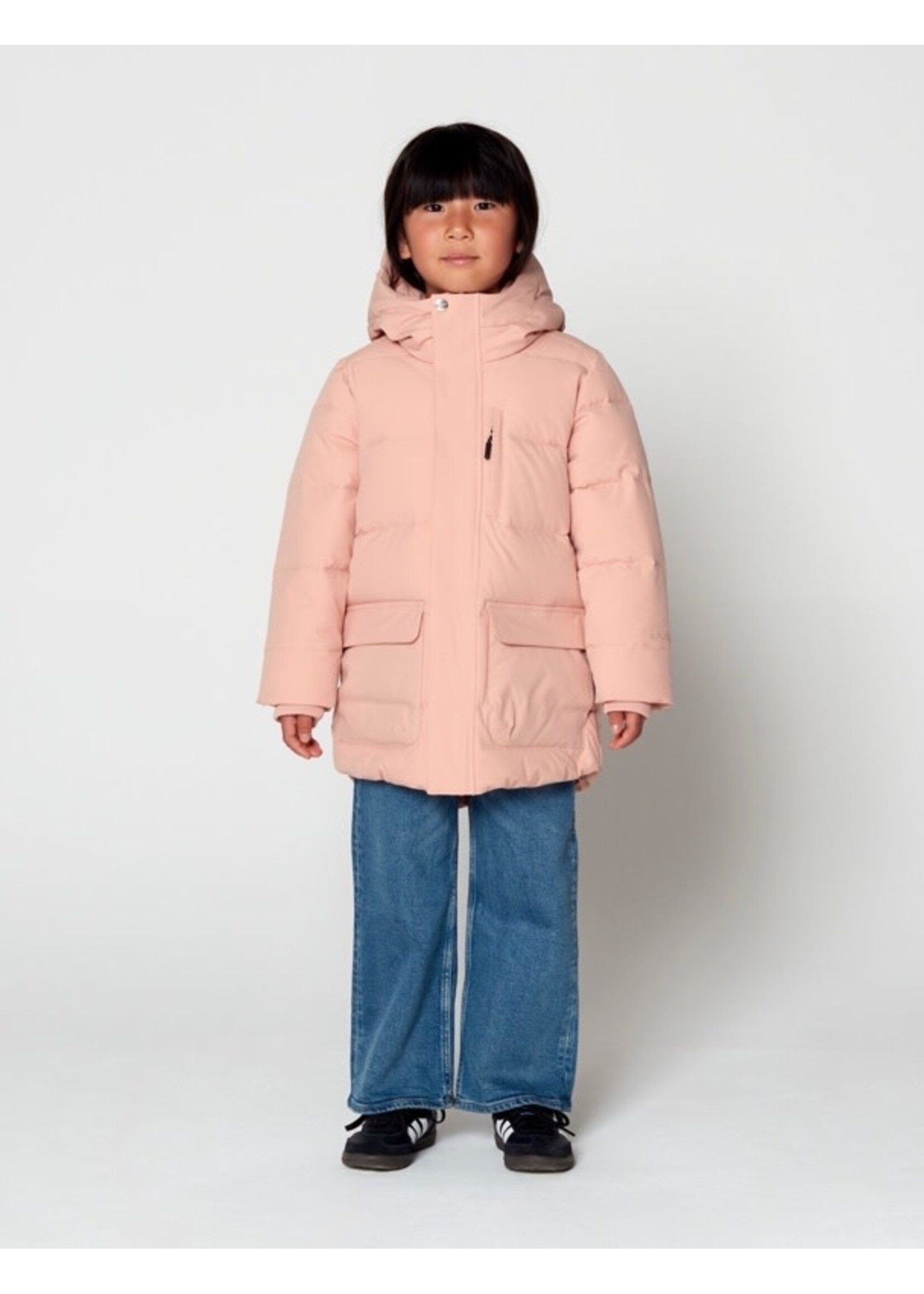 Go Soaky GOSOAKY, Tiger Eye Puffer Jacket || Evening Pink