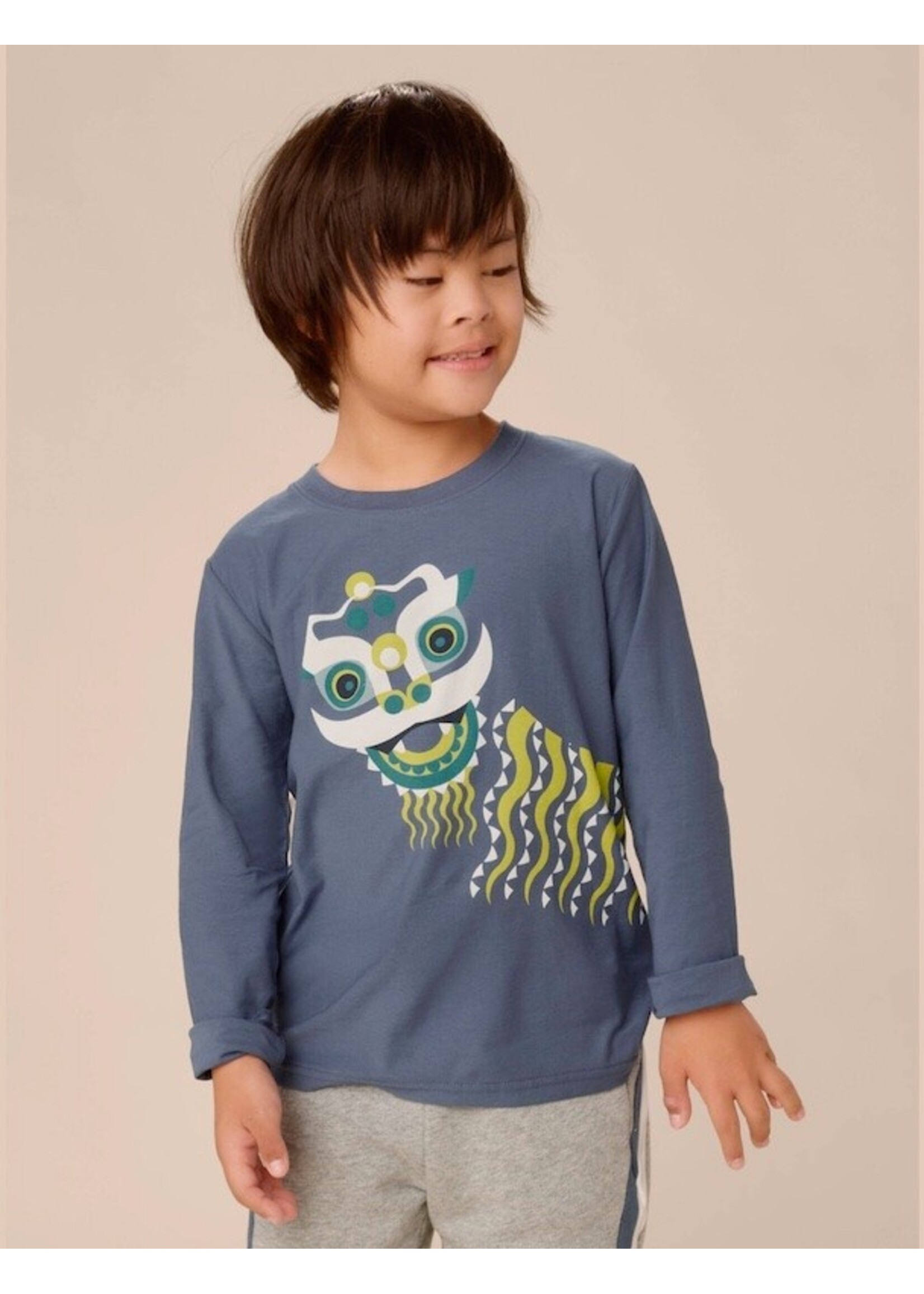 Tea Collection Tea Collection, New Years Lion Double Sided Tee || Triumph