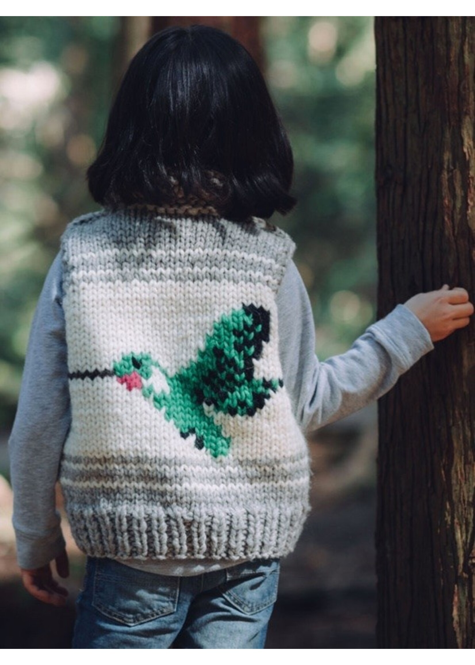 Granted Granted Clothing, Kids Sweater Vest || Humming Bird