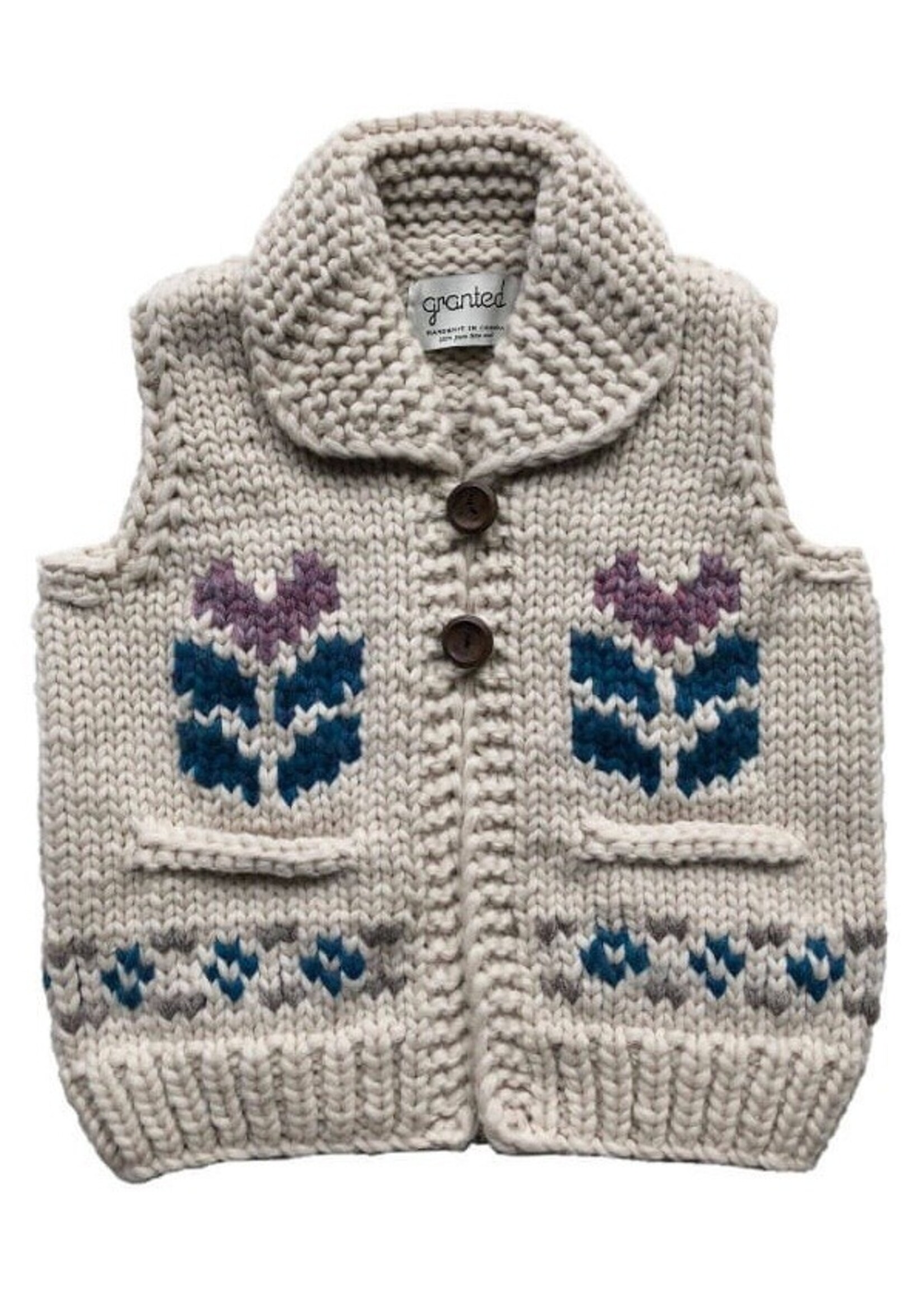 Granted Granted Clothing, Kids Sweater Vest || Fawn