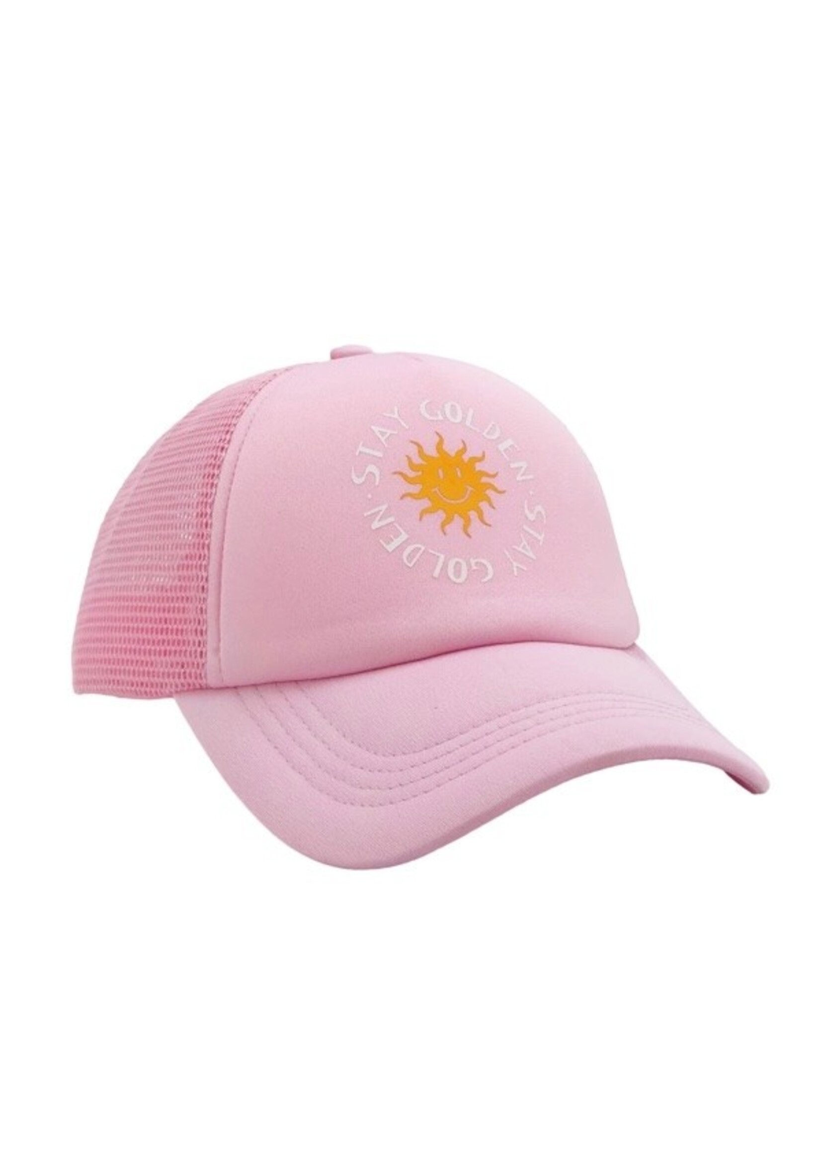 Feather 4 Arrow Feather 4 Arrow, Stay Golden Trucker Hat || Fairy Tale Pink