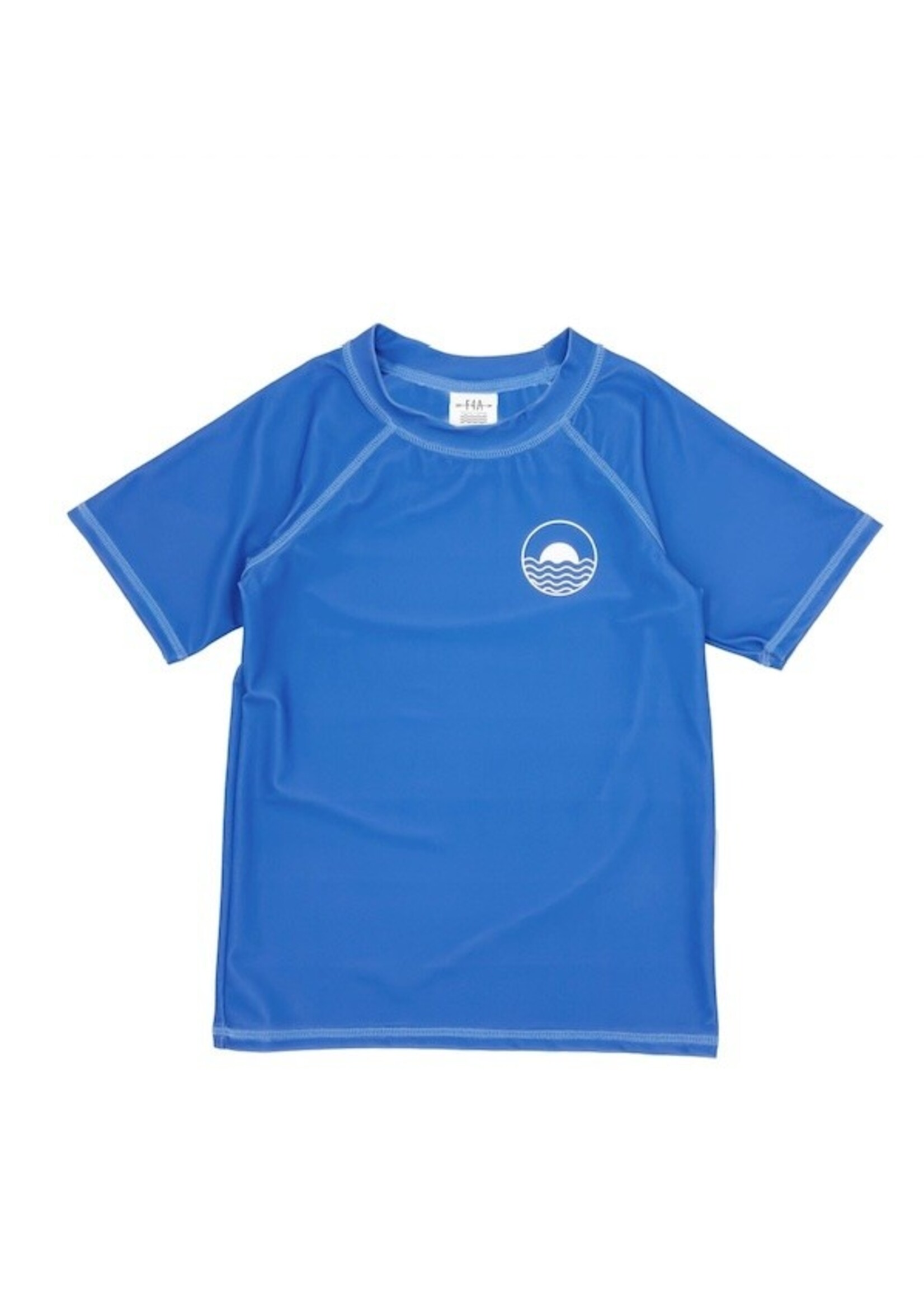 Feather 4 Arrow Feather 4 Arrow, Icon Short Sleeve Rashguard || Marina Blue