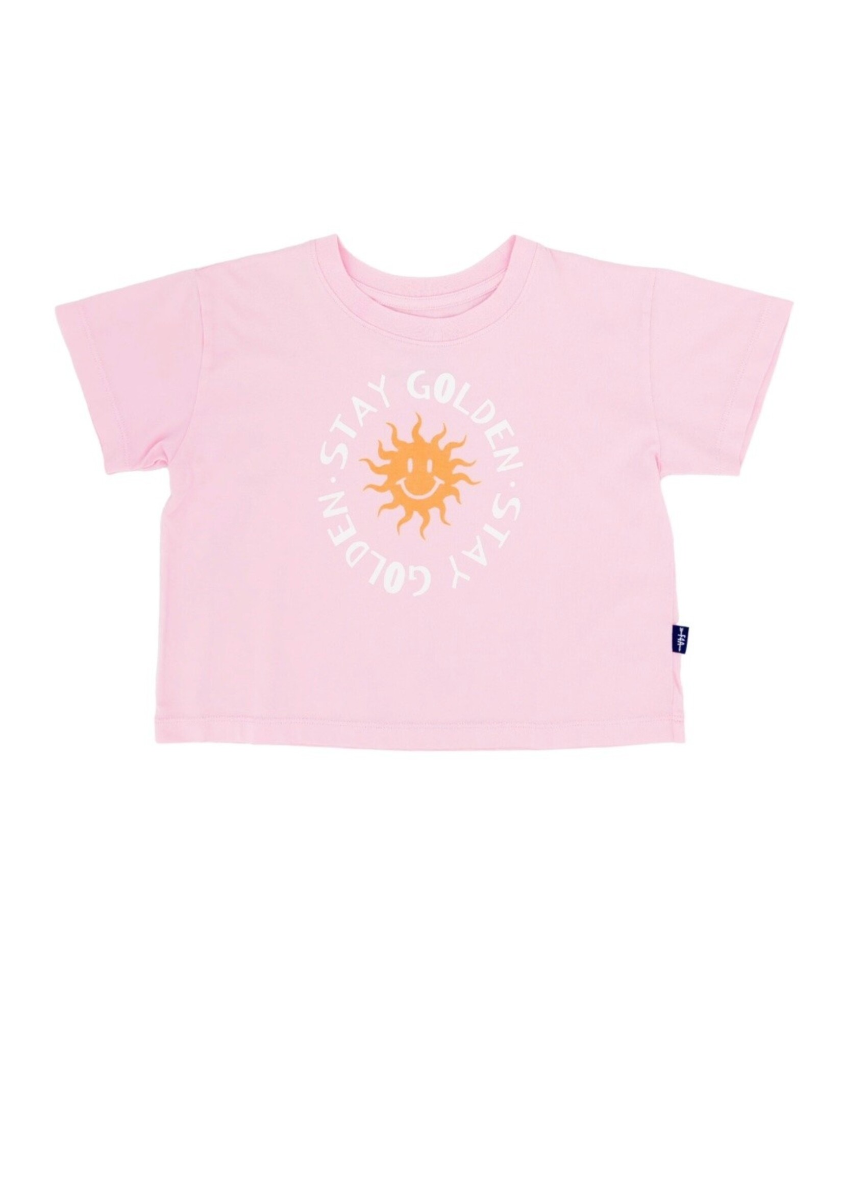 Feather 4 Arrow Feather 4 Arrow, Stay Golden Boxy Tee || Fairy Tale Pink