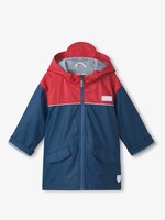 Hatley Hatley, Boys Zip-Up Rain Jacket || Red & Navy