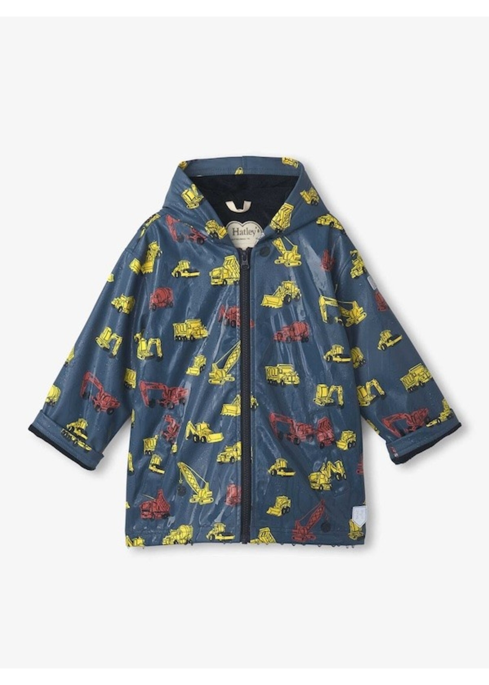 Hatley Hatley, Boys Zip-Up Rain Jacket || Under Construction