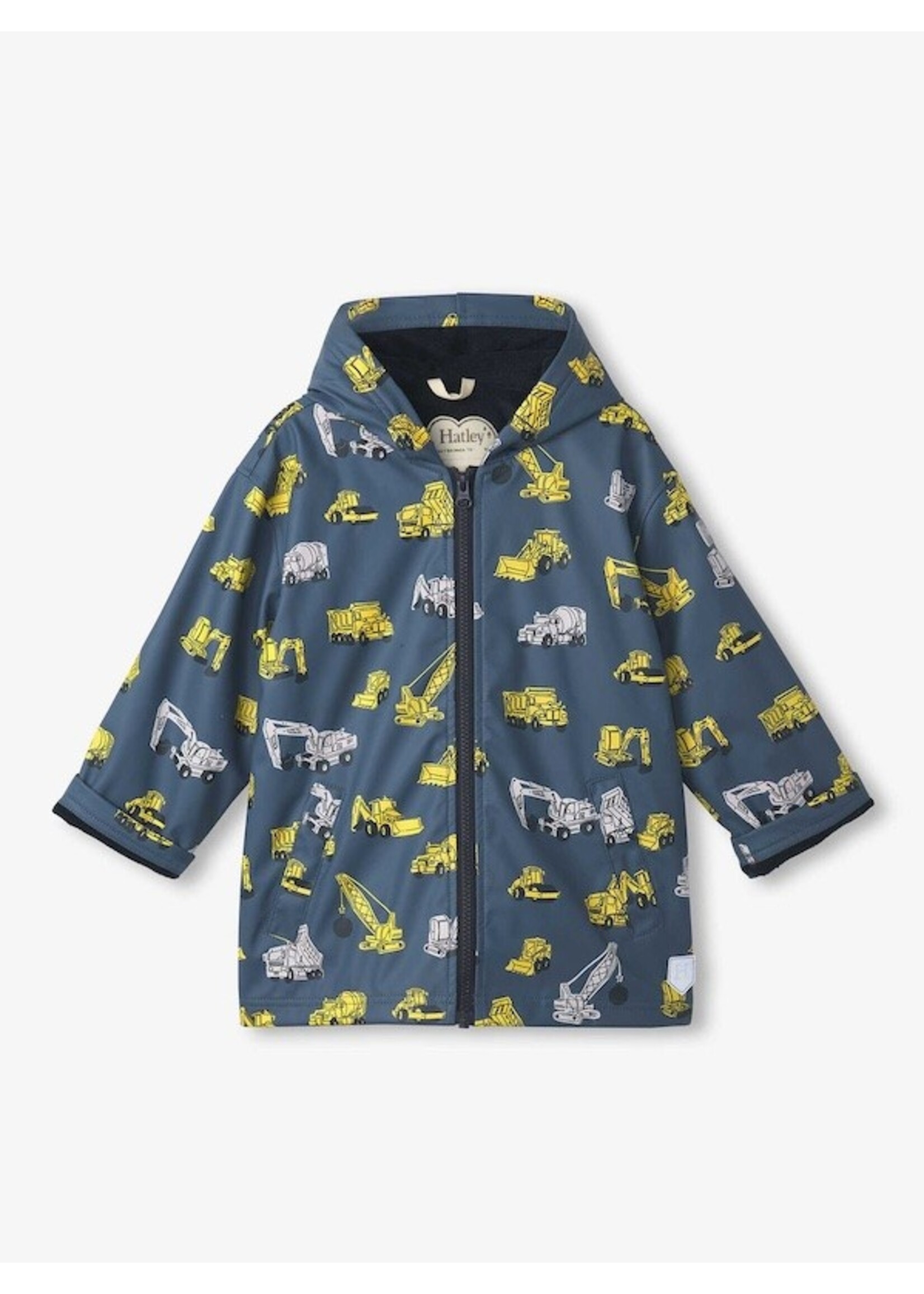 Hatley Hatley, Boys Zip-Up Rain Jacket || Under Construction