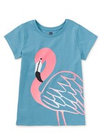 Tea Collection Tea Collection,  Fun Flamingo Graphic Tee || Seashore