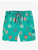 Souris Mini Souris Mini,  Flamingo Print Bermuda Shorts || Blue