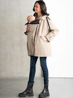Seraphine Seraphine, Clarion | Waterproof Maternity & Babywearing Coat || Taupe