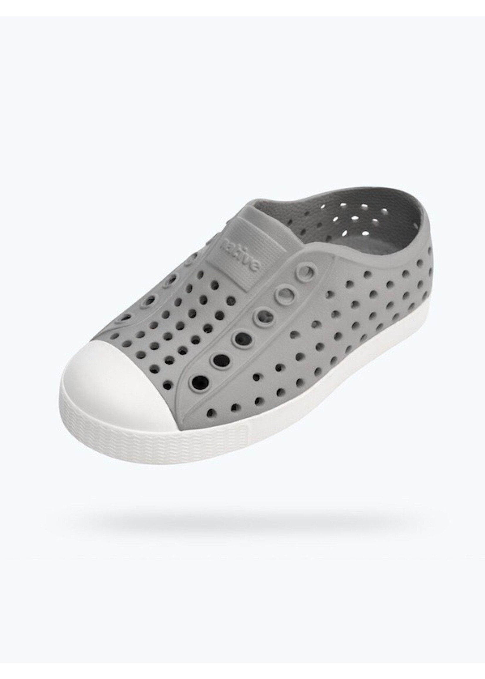 Native Shoes Native Shoes, Jefferson Sugarlite Child || Pigeon Grey / Shell White
