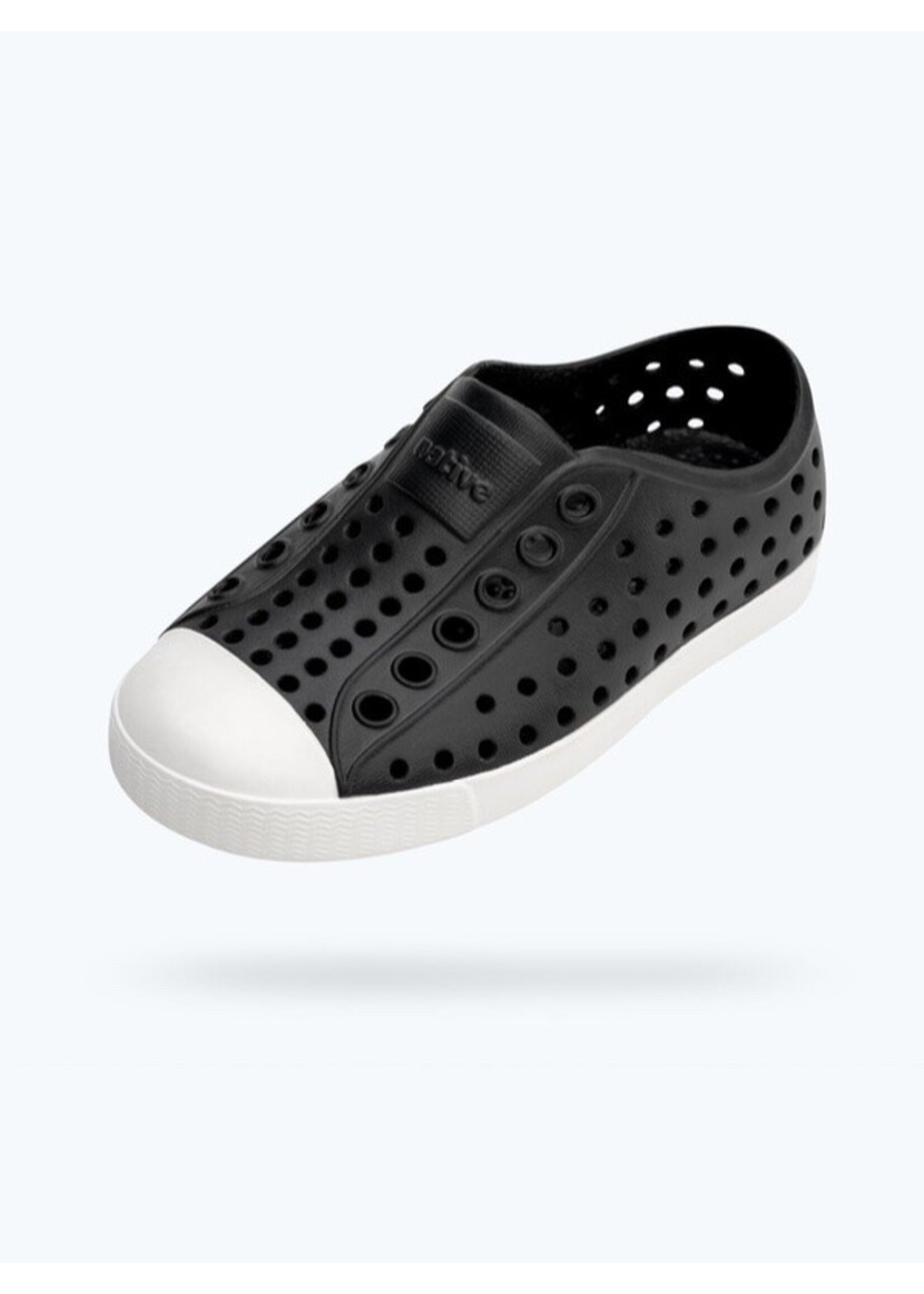 Native Shoes Native Shoes, Jefferson Sugarlite Child || Jiffy Black / Shell White