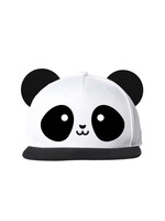 Whistle & Flute Whistle & Flute, Kawaii Flat Brim Cap With Ears|| Panda