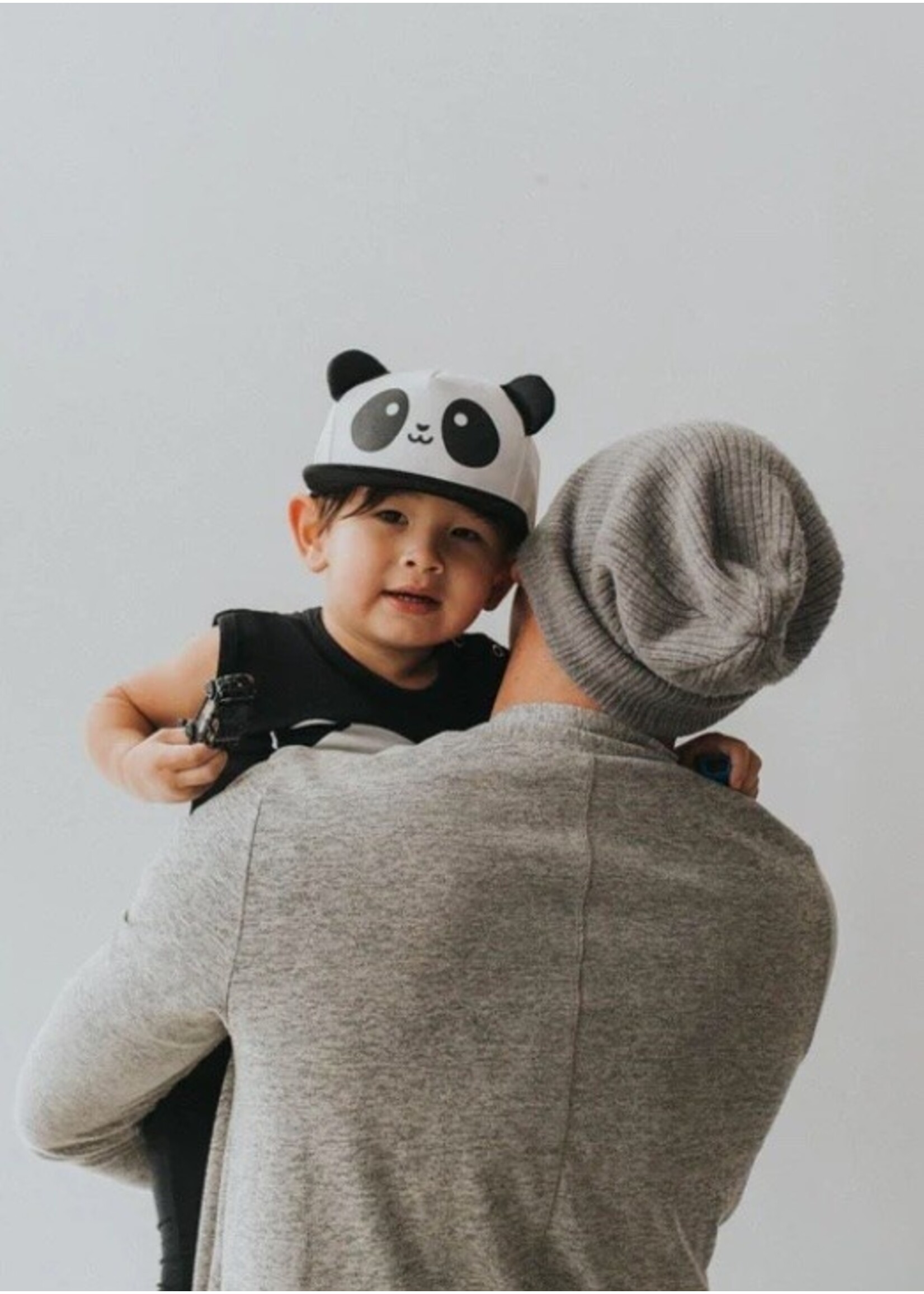 Whistle & Flute Whistle & Flute, Kawaii Flat Brim Cap With Ears|| Panda