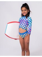Appaman Appaman, Oceana Rash Guard Set || Checkerboard