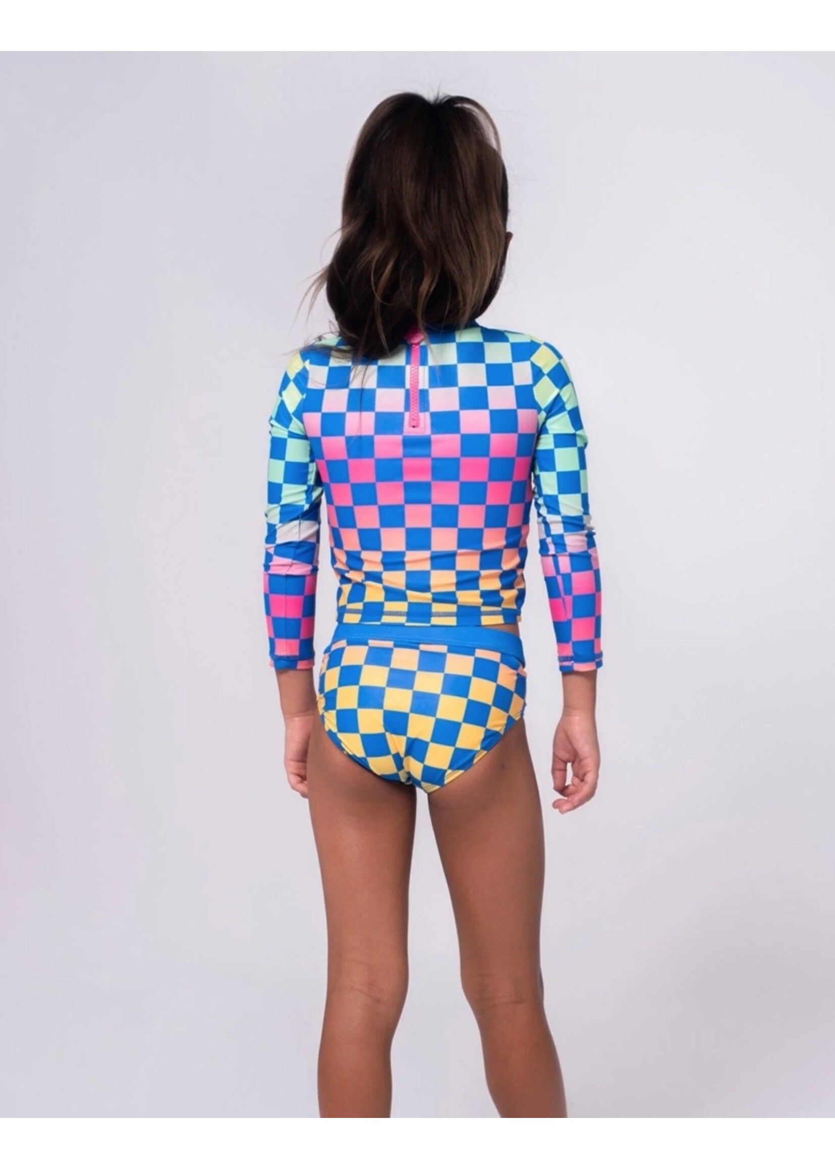 Appaman Appaman, Oceana Rash Guard Set || Checkerboard