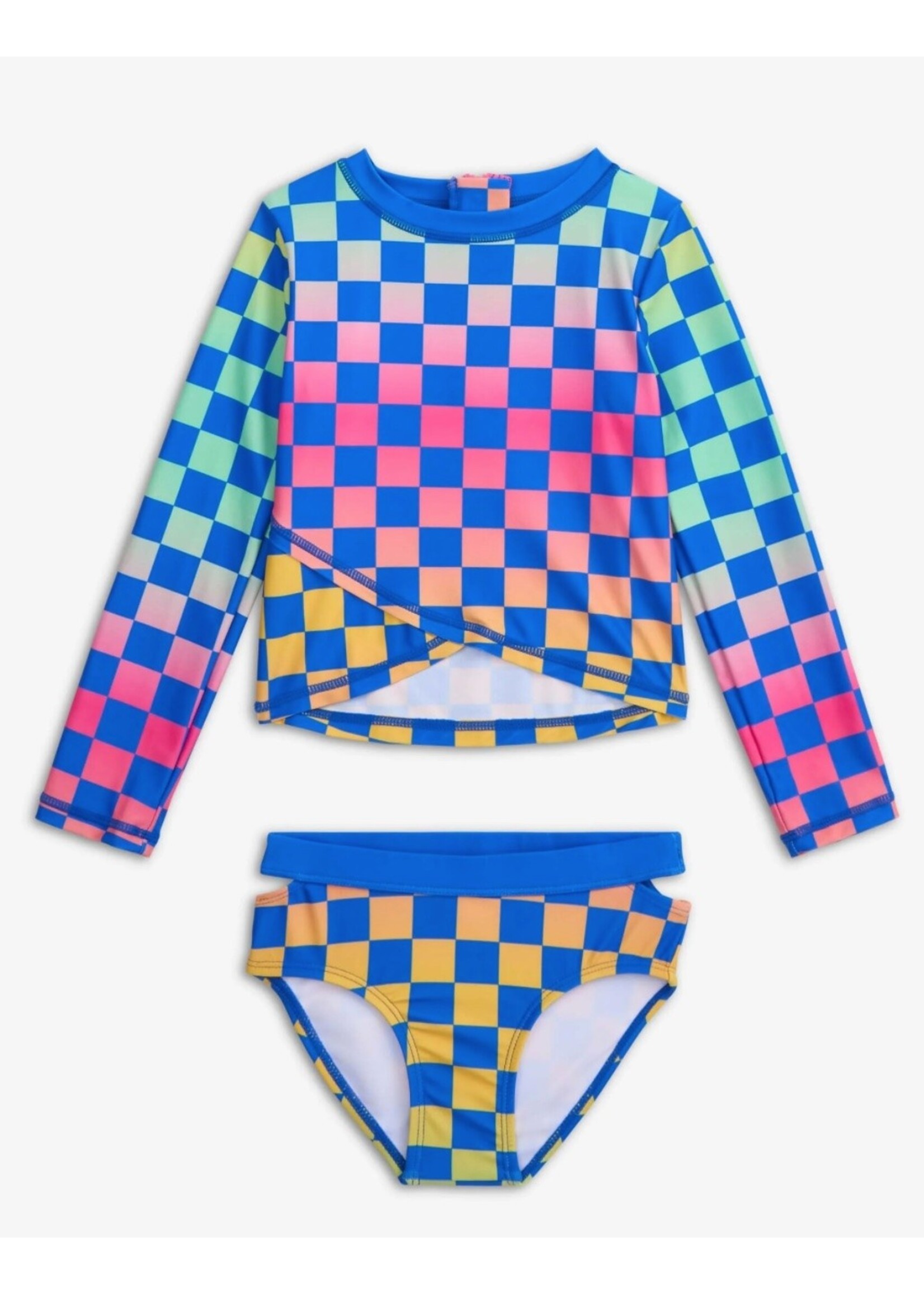 Appaman Appaman, Oceana Rash Guard Set || Checkerboard
