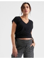 Ripe Maternity Ripe Maternity, Ziggy Ruched Tee || Black