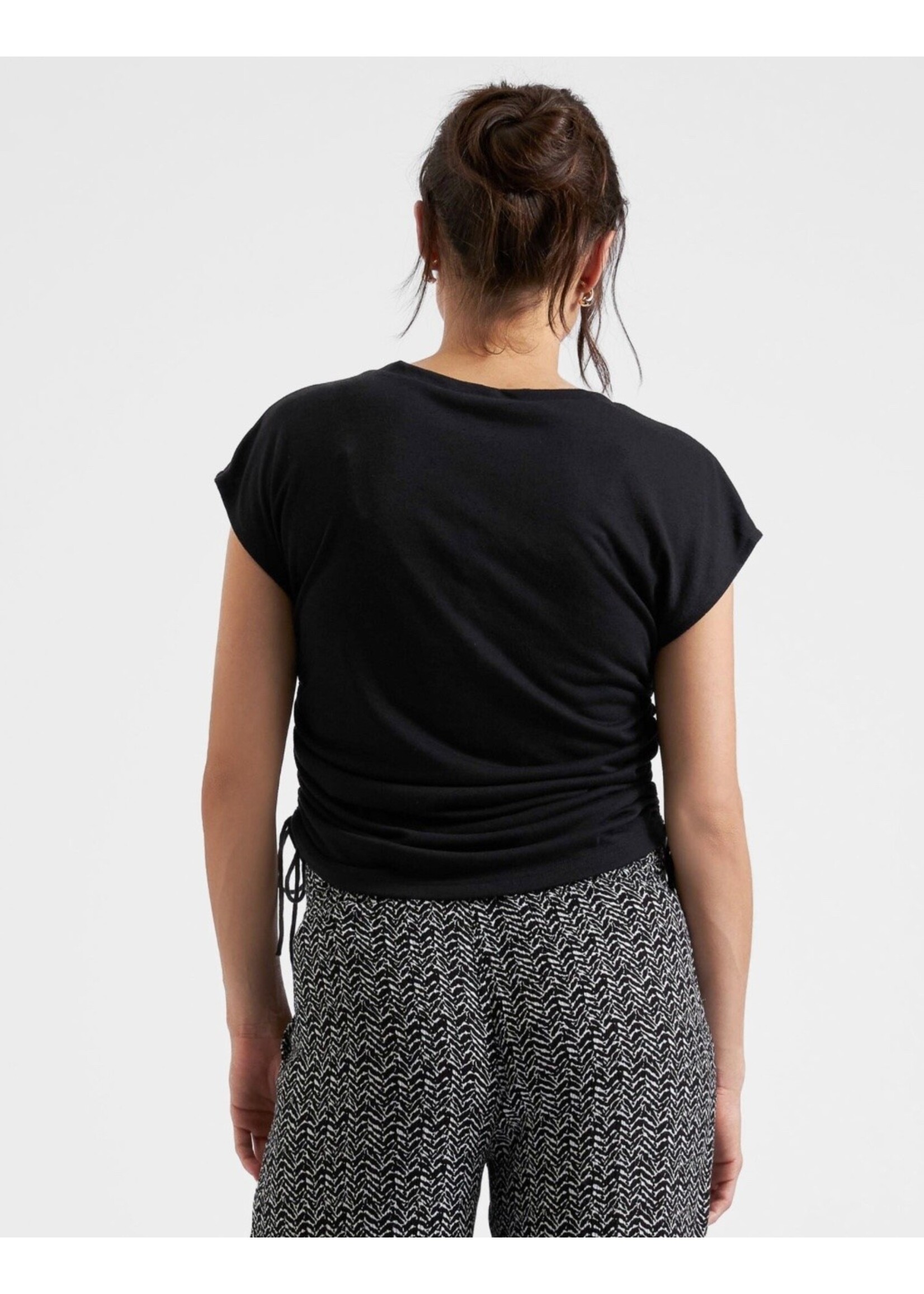 Ripe Maternity Ripe Maternity, Ziggy Ruched Tee || Black