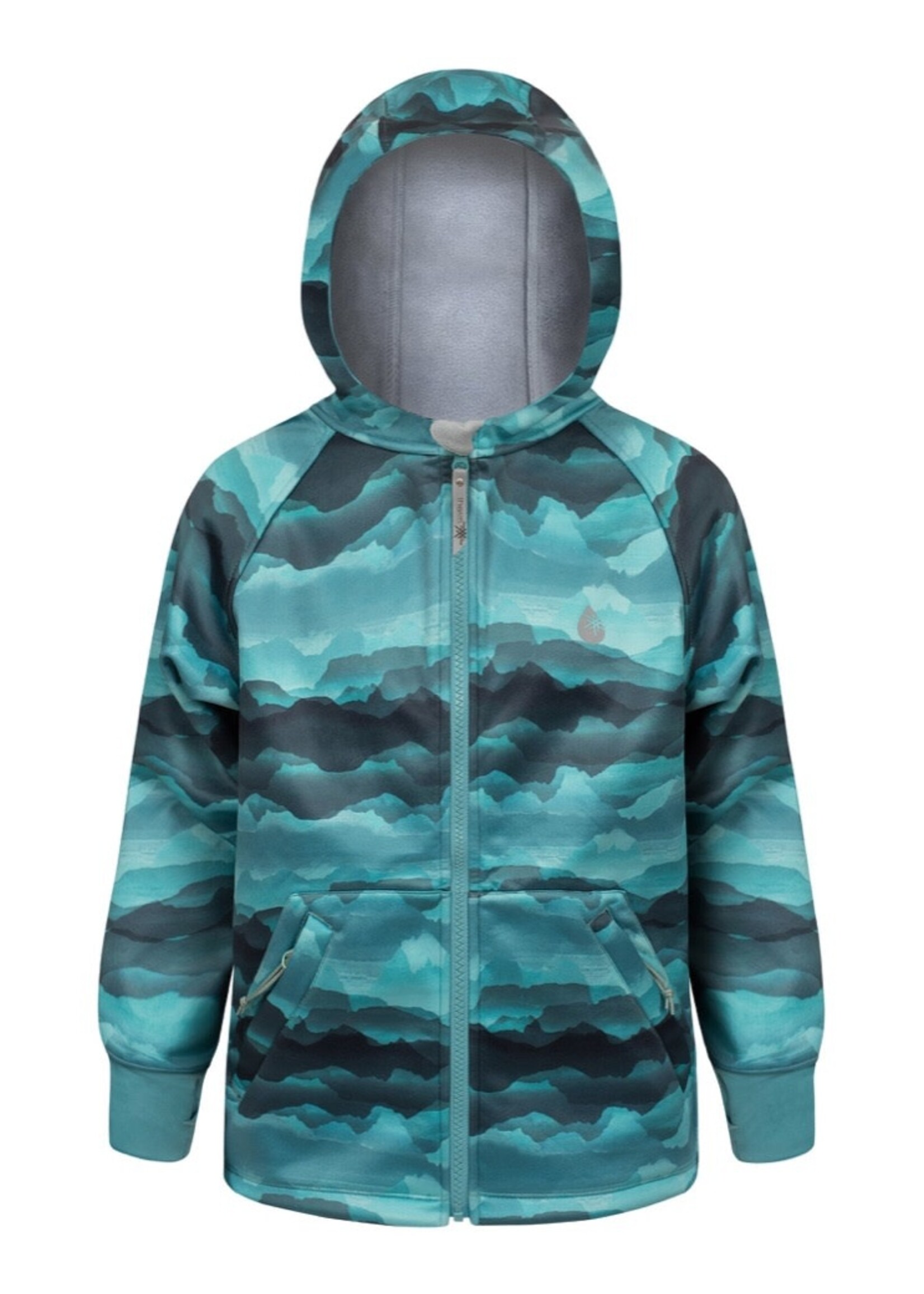 Therm Therm Kids,  All-Weather Hoodie Waterproof Windproof Eco || Mountain Mist