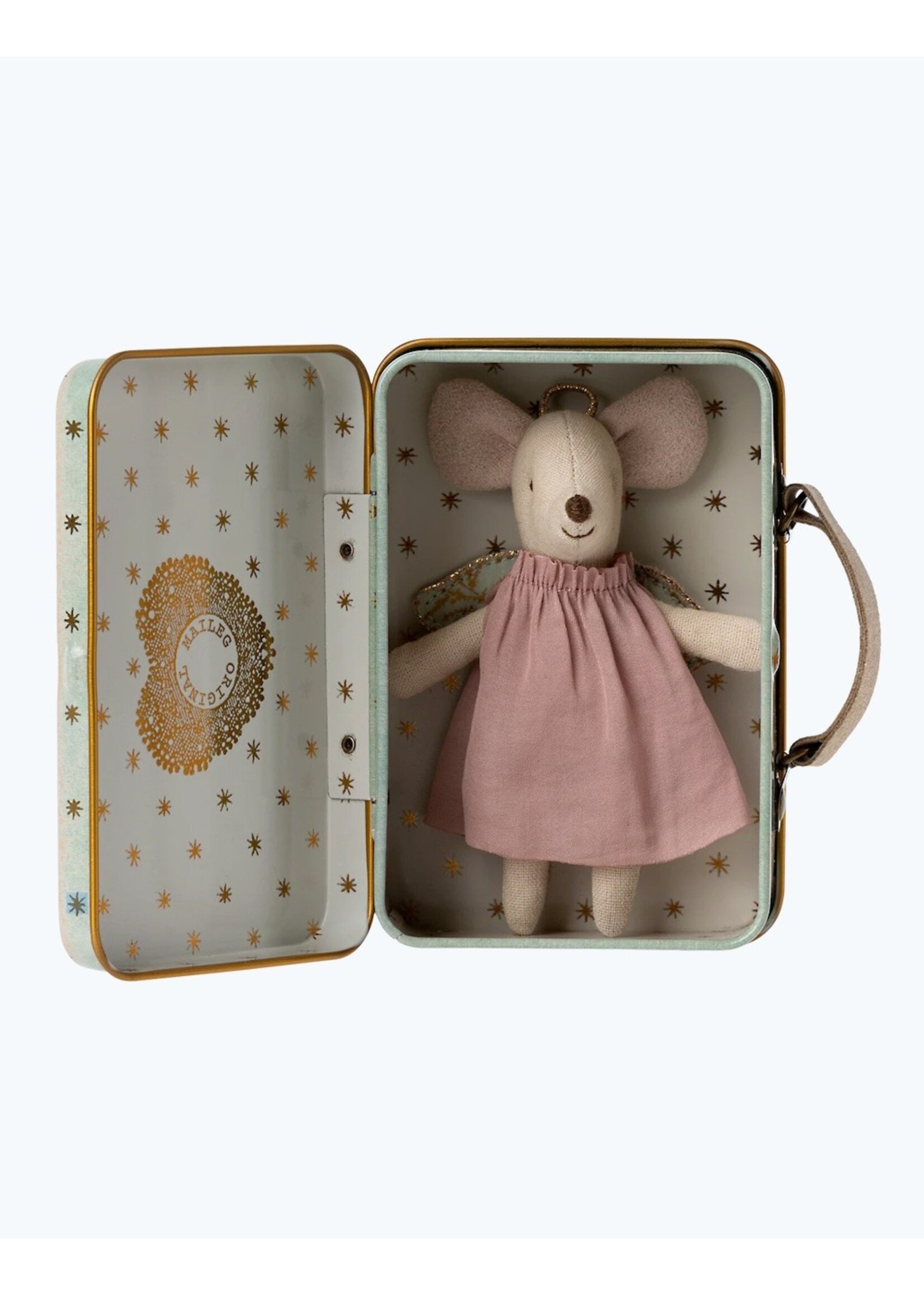 Maileg Maileg, Angel Mouse in Suitcase || Little Sister