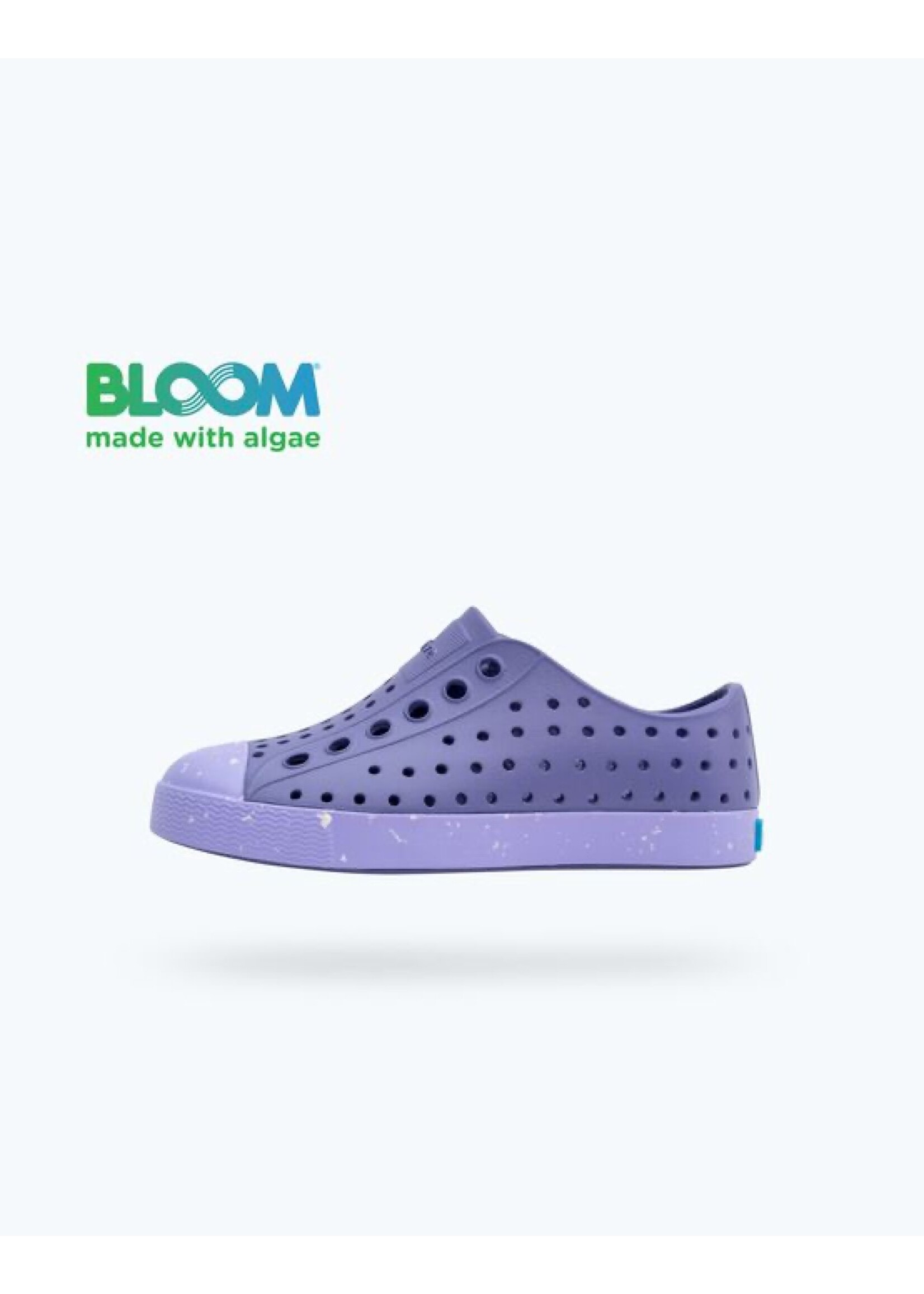 Native Shoes Native Shoes, Jefferson Bloom Youth / Junior || Haze Purple/ Healing Purple/ Shell Speckles