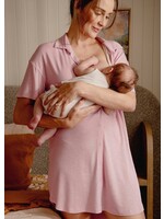 Ripe Maternity Ripe Maternity, Dreamy Breastfeeding Night Shirt || Dusty Pink