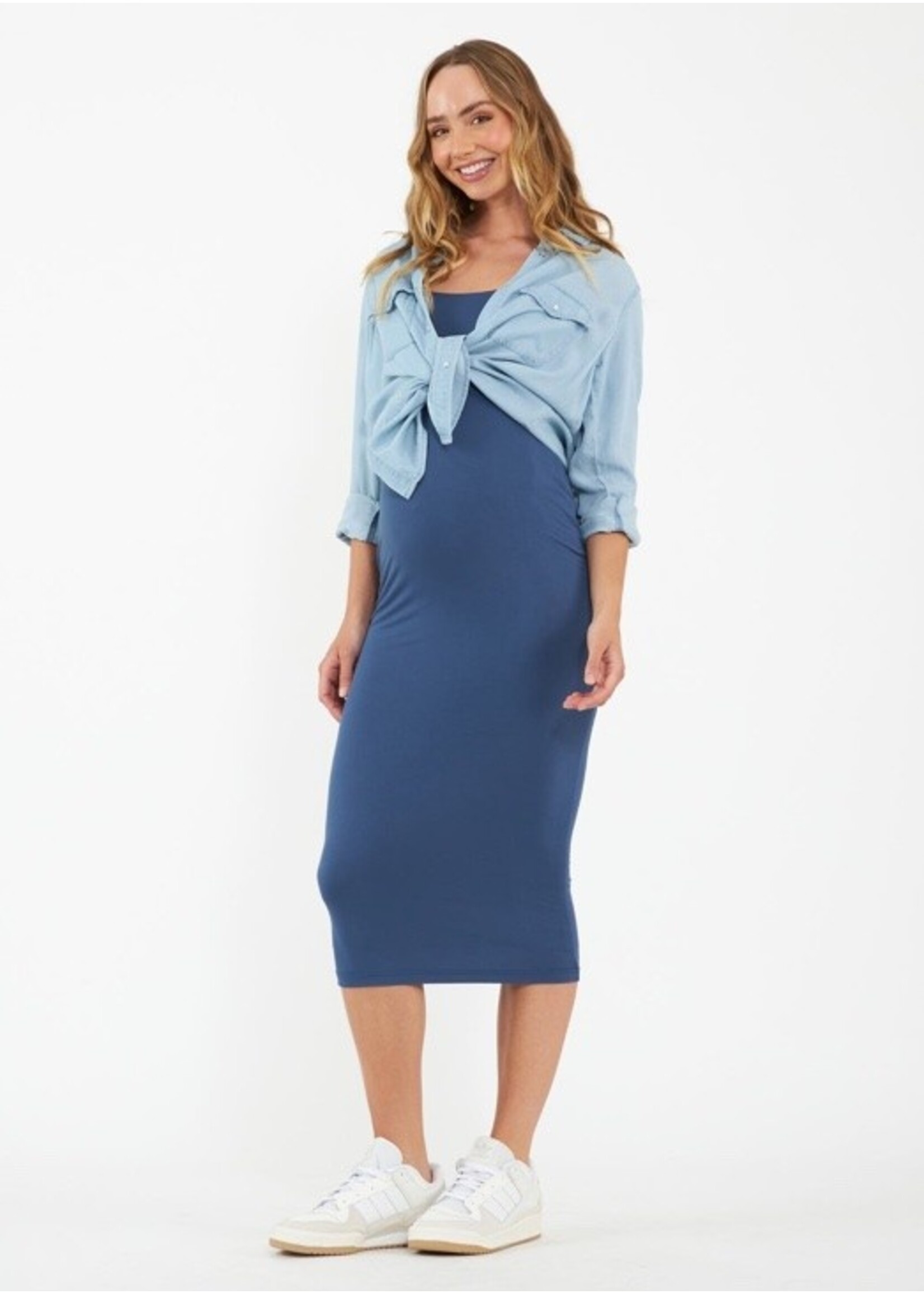 Ripe Maternity Ripe Maternity, Bec Chambray Shirt || Clean Fade