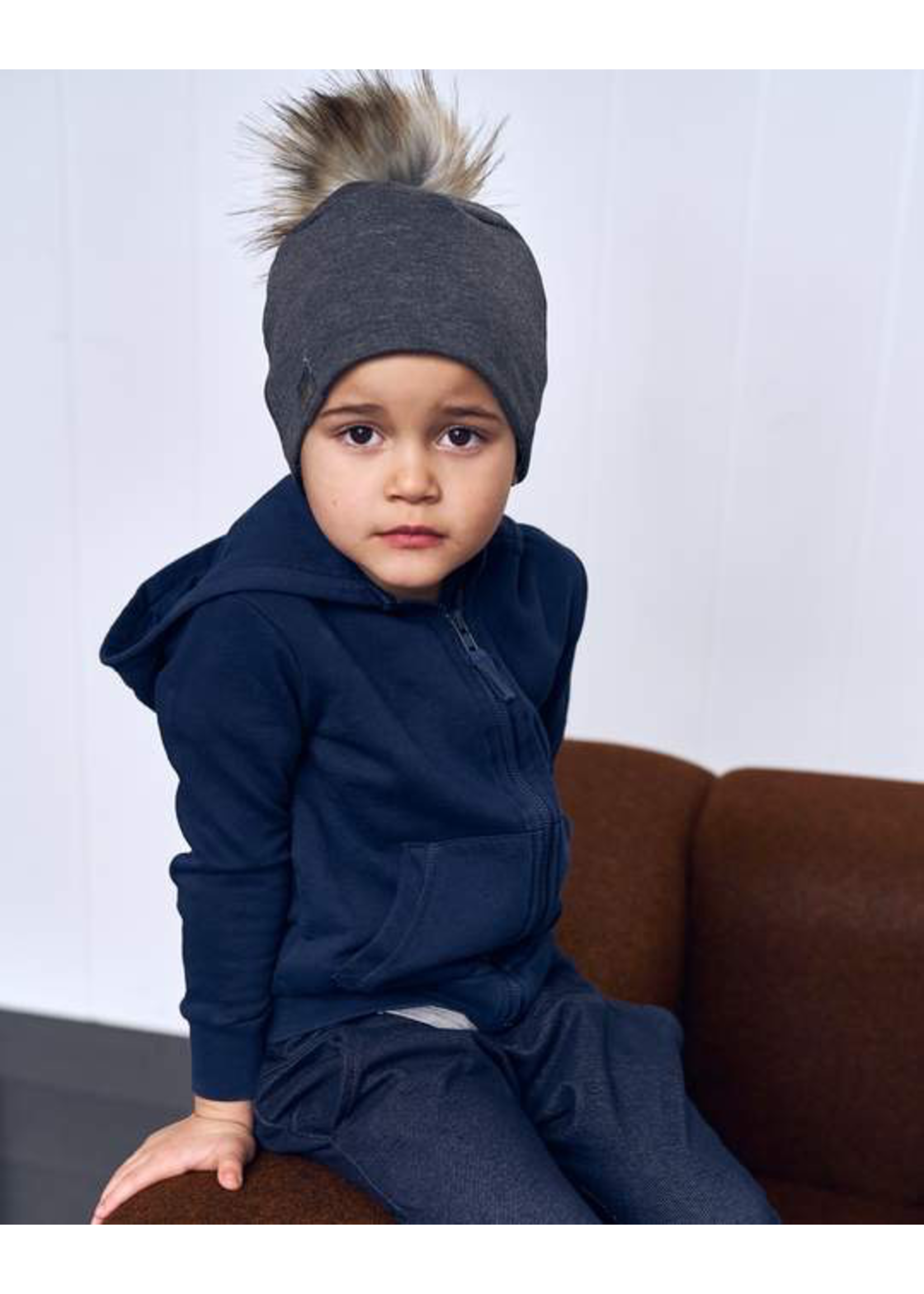 Lox Lion Lox Lion, Child Pom Pom Beanies - P-56943
