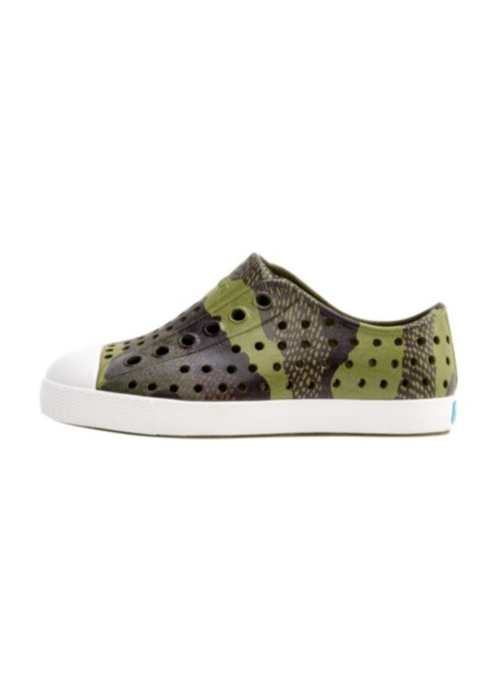 Native Shoes Native Shoes, Jefferson Print Child || Rookie Green / Shell White / Bitter Seaweed Camo