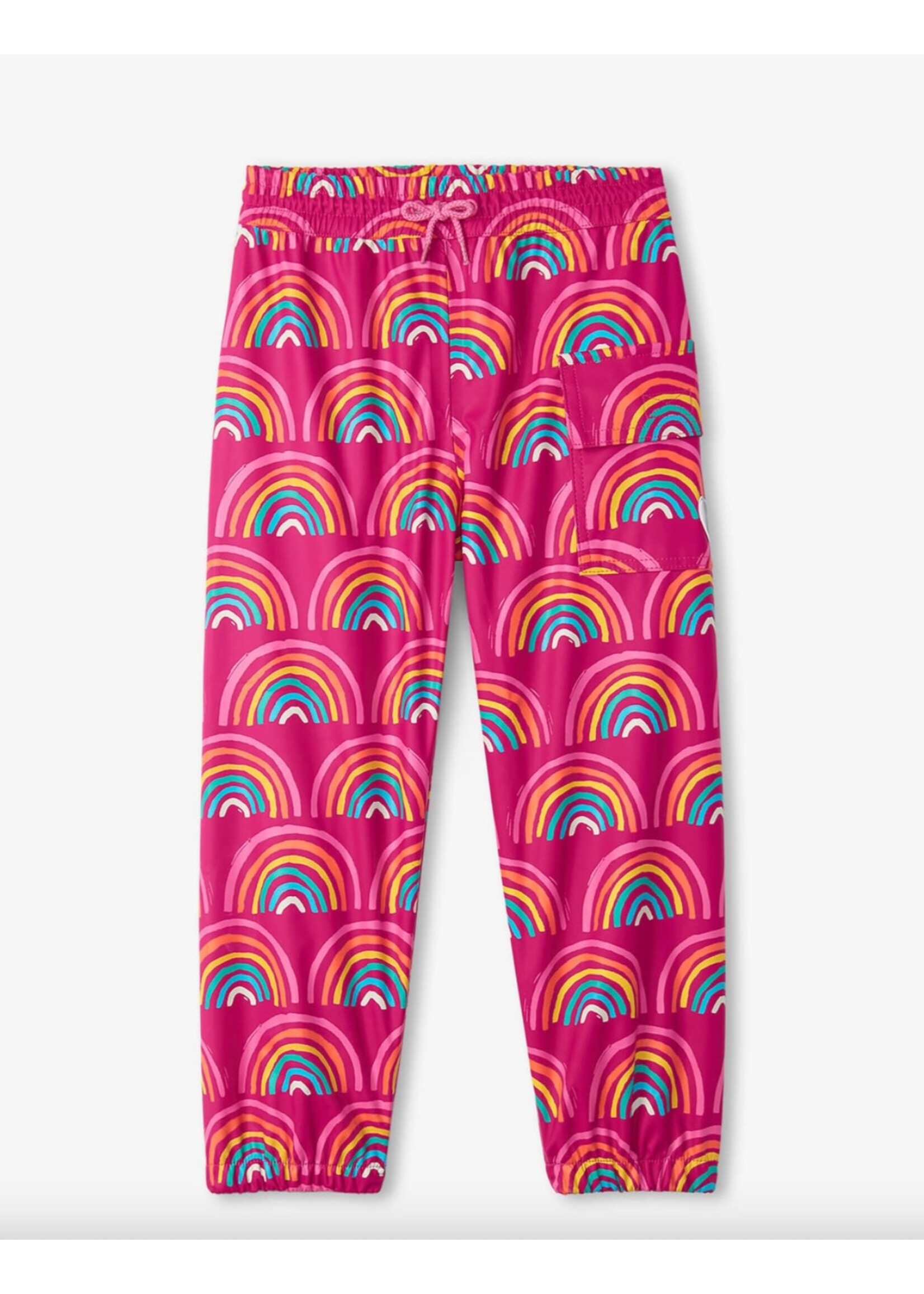 Hatley Hatley, Rainy Rainbows Splash Pants