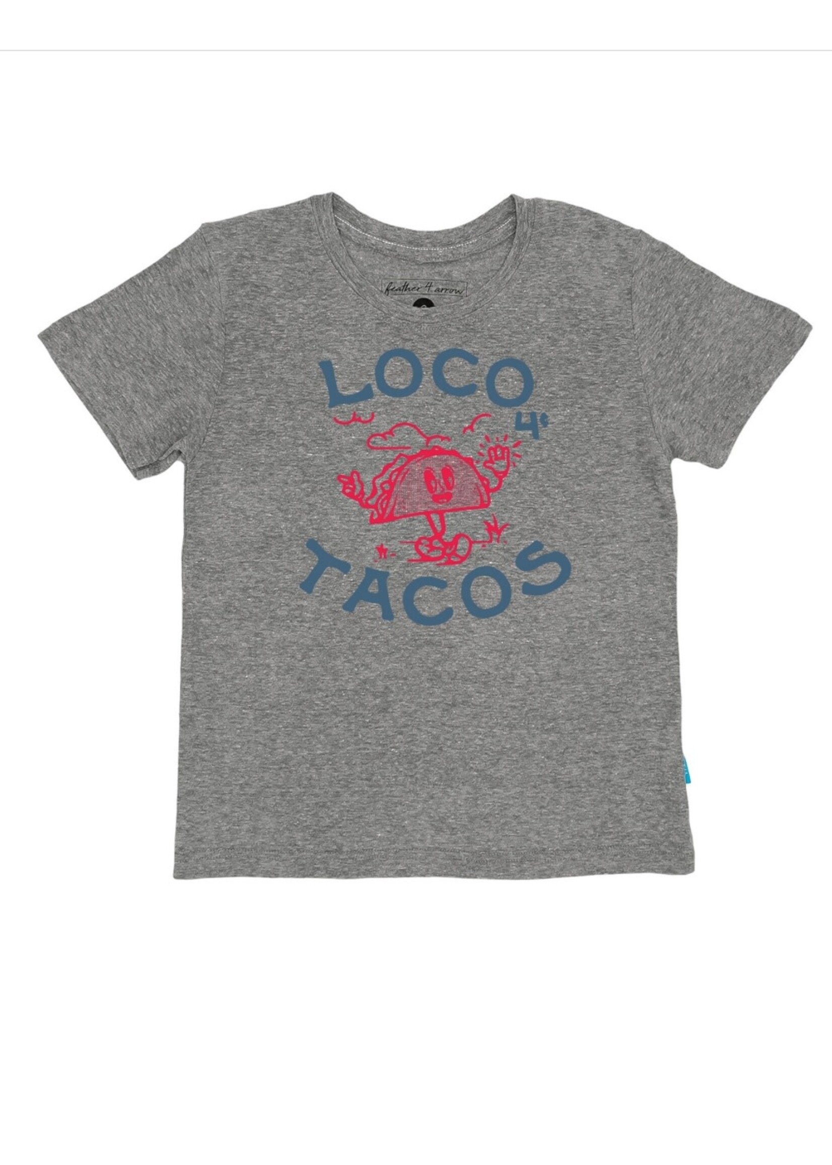 Feather 4 Arrow Feather 4 Arrow, Loco 4 Tacos Vintage Tee || Heather Grey