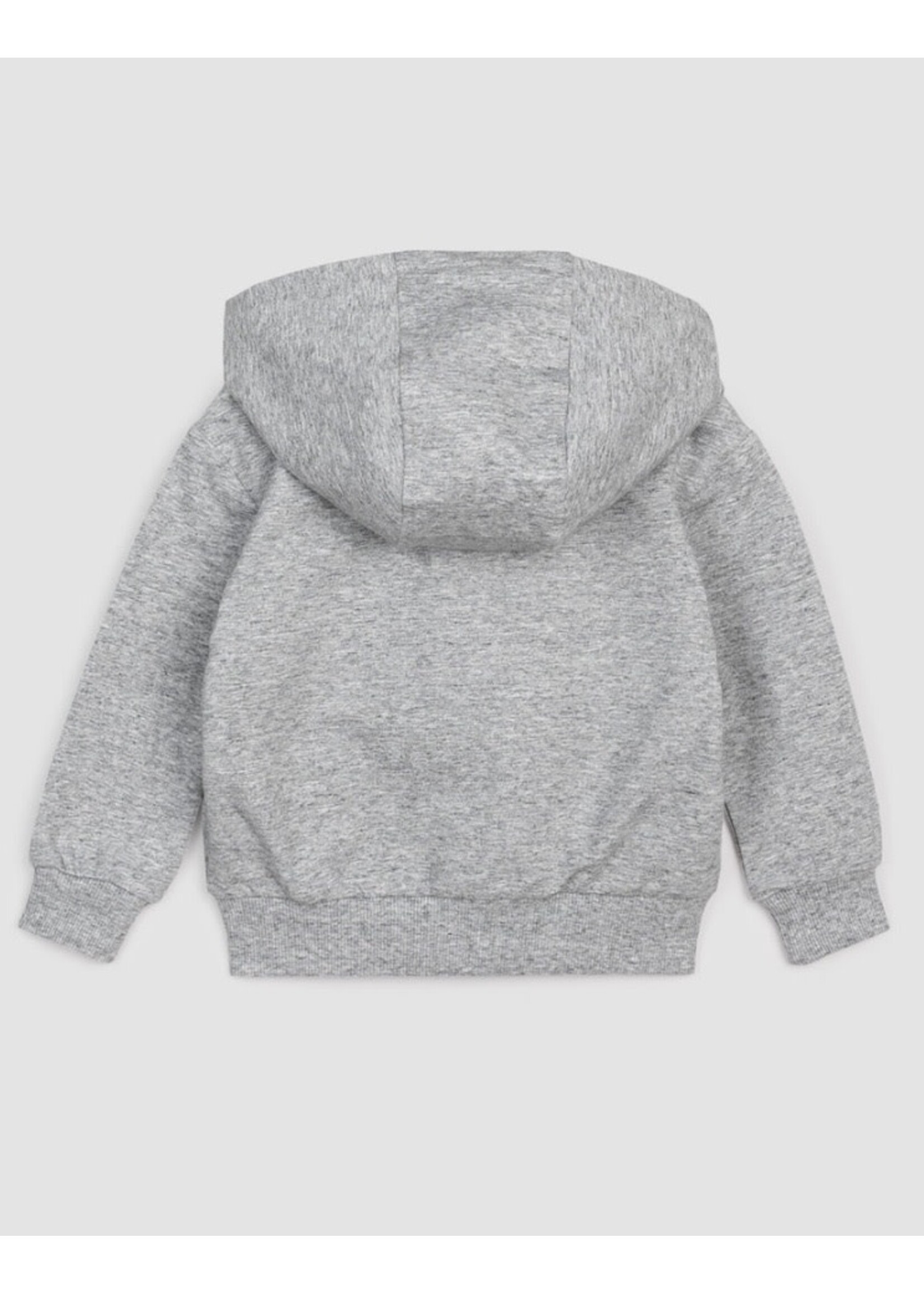 Miles the Label Miles The Label, Miles Basics Zip-Up Hoodie || Heather Grey