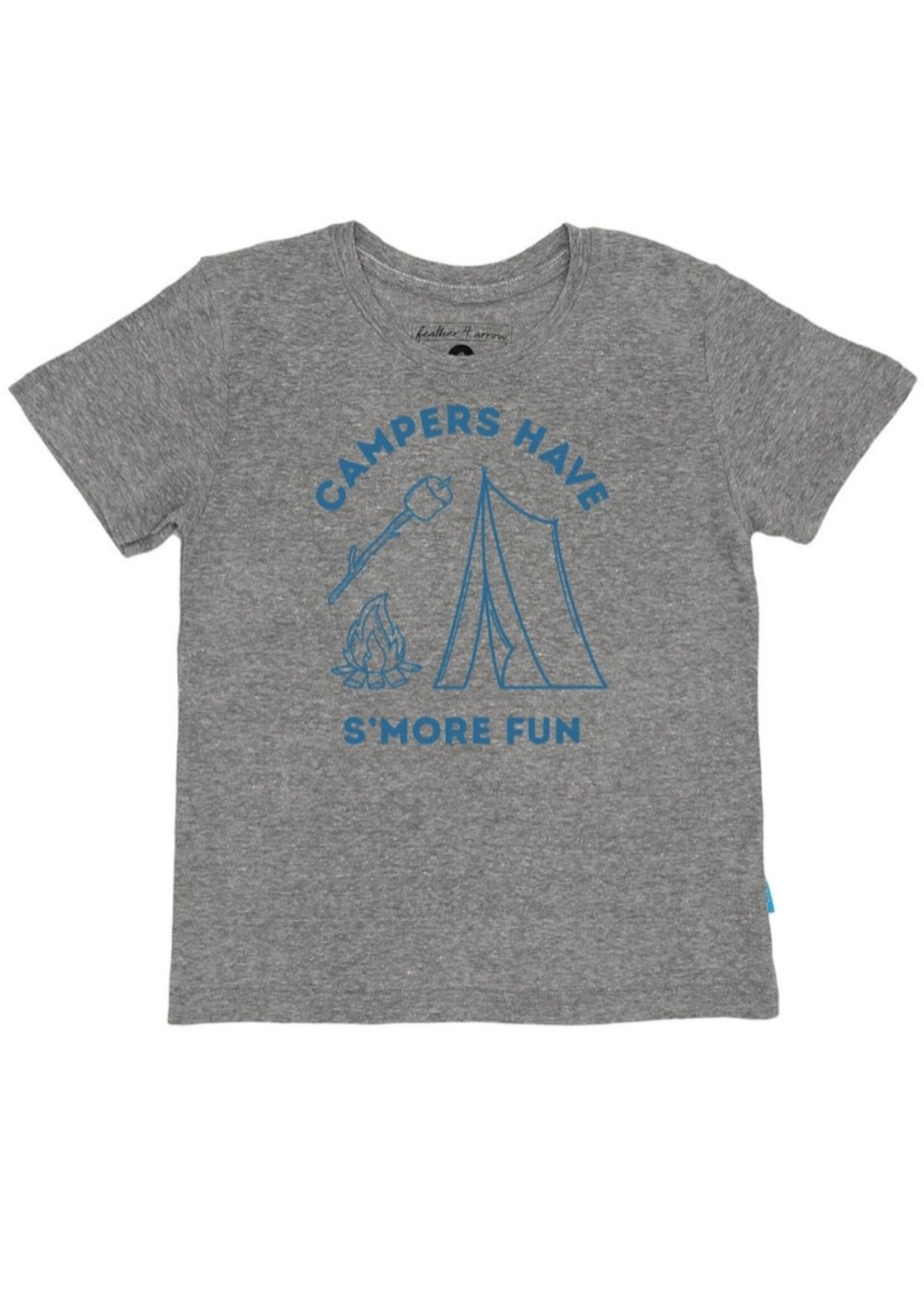 Feather 4 Arrow Feather 4 Arrow, S'more Fun Vintage Tee || Heather Grey