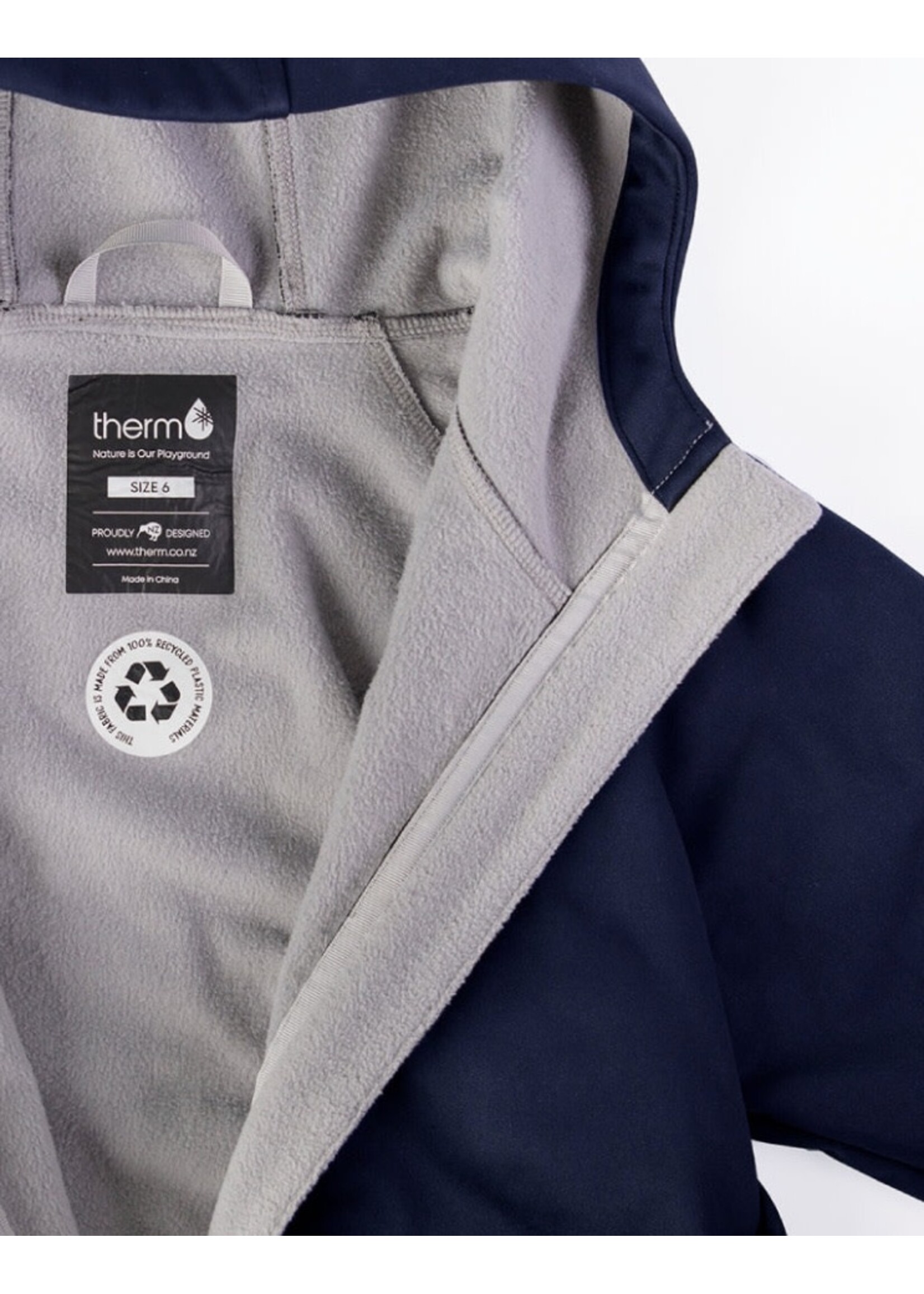 Therm Therm Kids,  All-Weather Hoodie || Navy