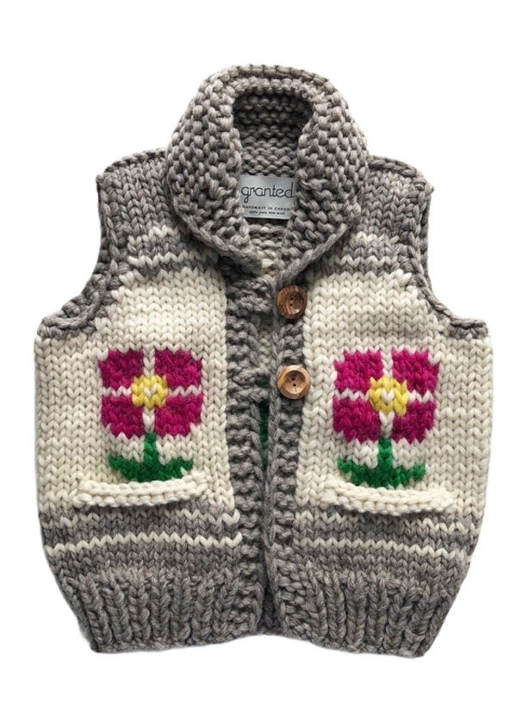 Granted Granted Clothing, Kids Sweater Vest || Humming Bird