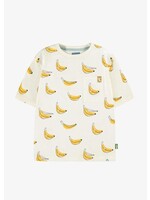 Souris Mini Souris Mini,  Banana Print Short Sleeve T-Shirt || Cream