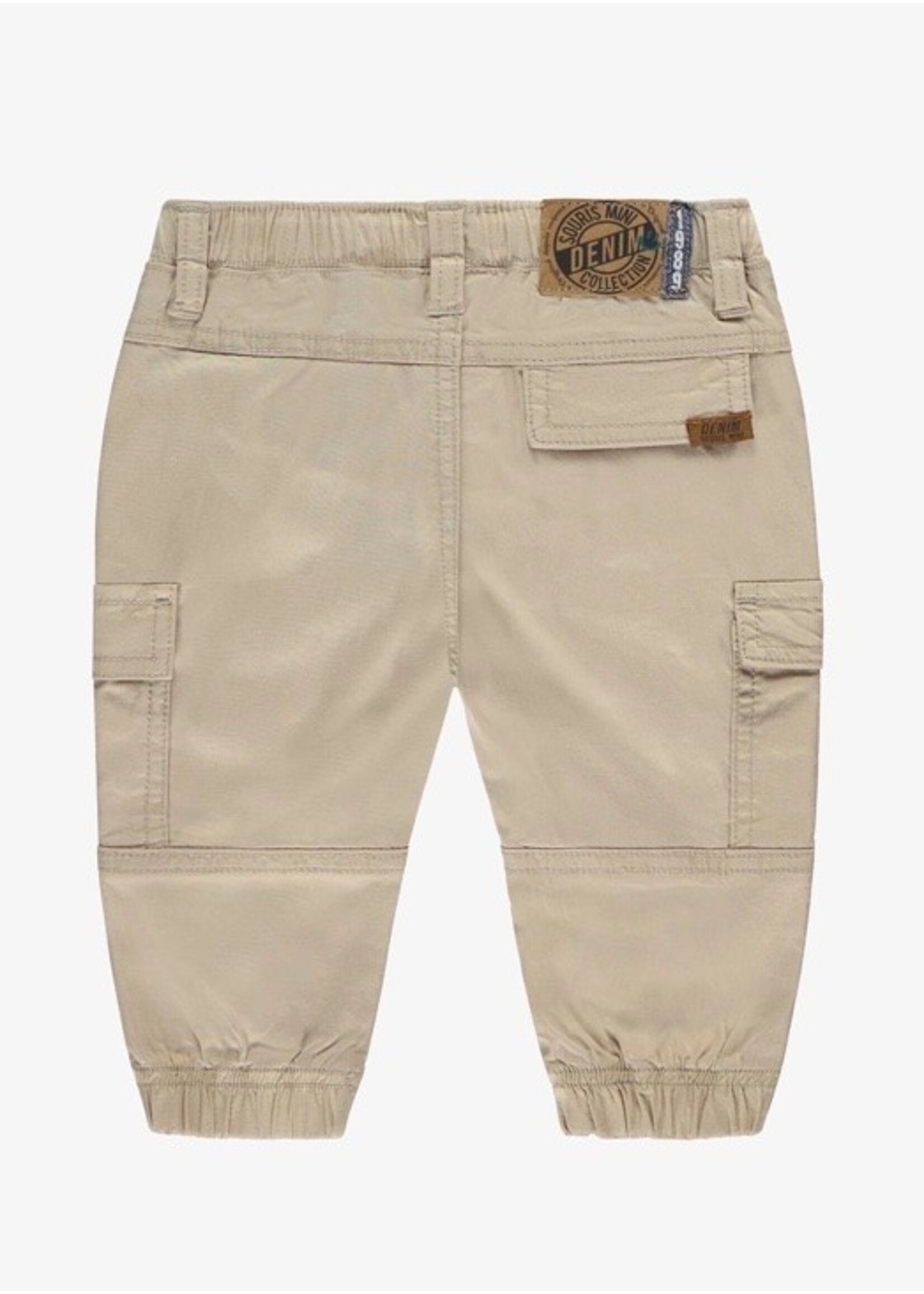 Souris Mini Souris Mini,  Twill Cargo Pocket Pants Lyocel  || Beige