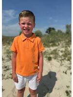 Me & Henry Me & Henry, Polo Pique Shirt || Tangerine
