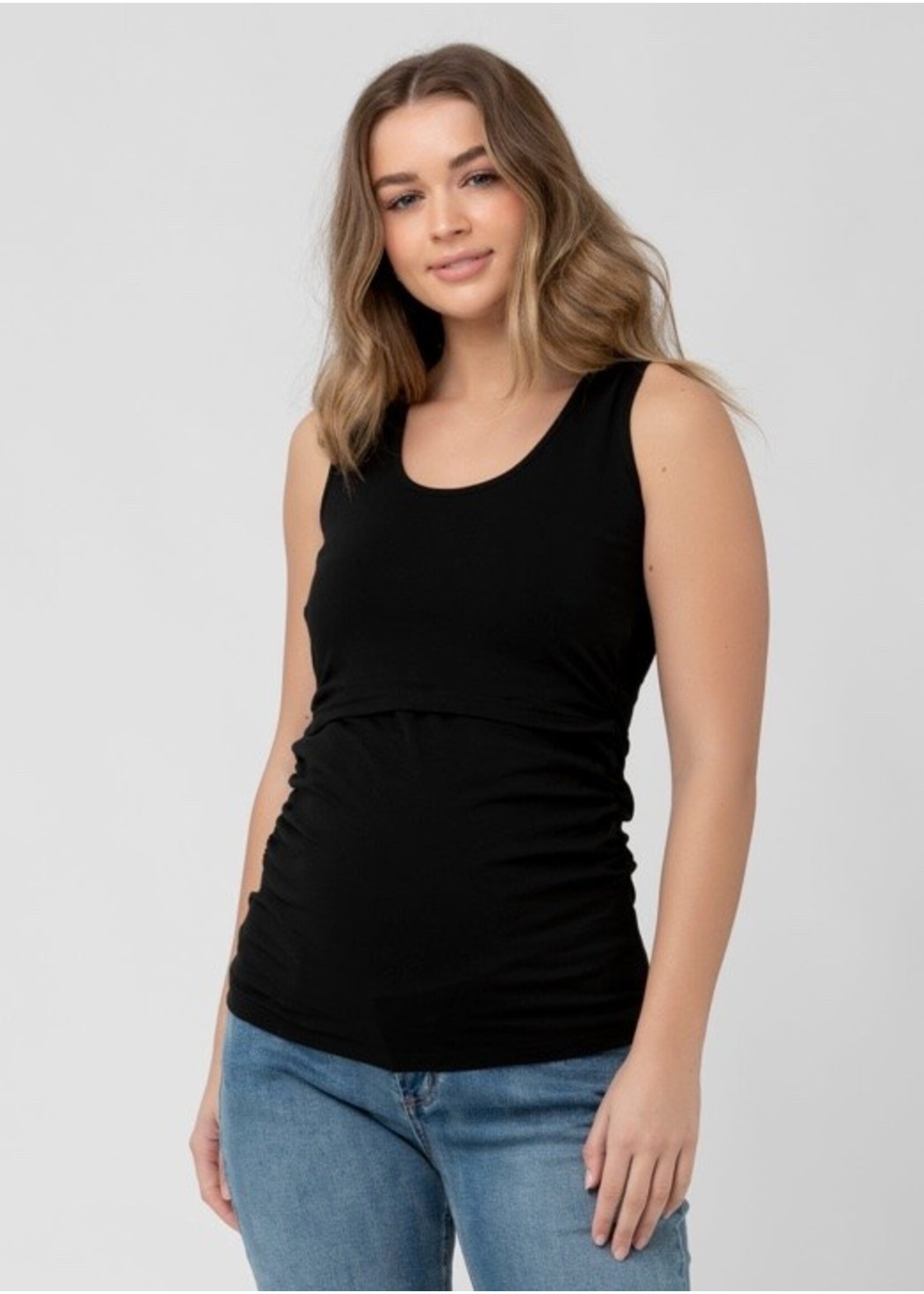 Ripe Maternity Ripe Maternity, Organic Nursing Tank || Black