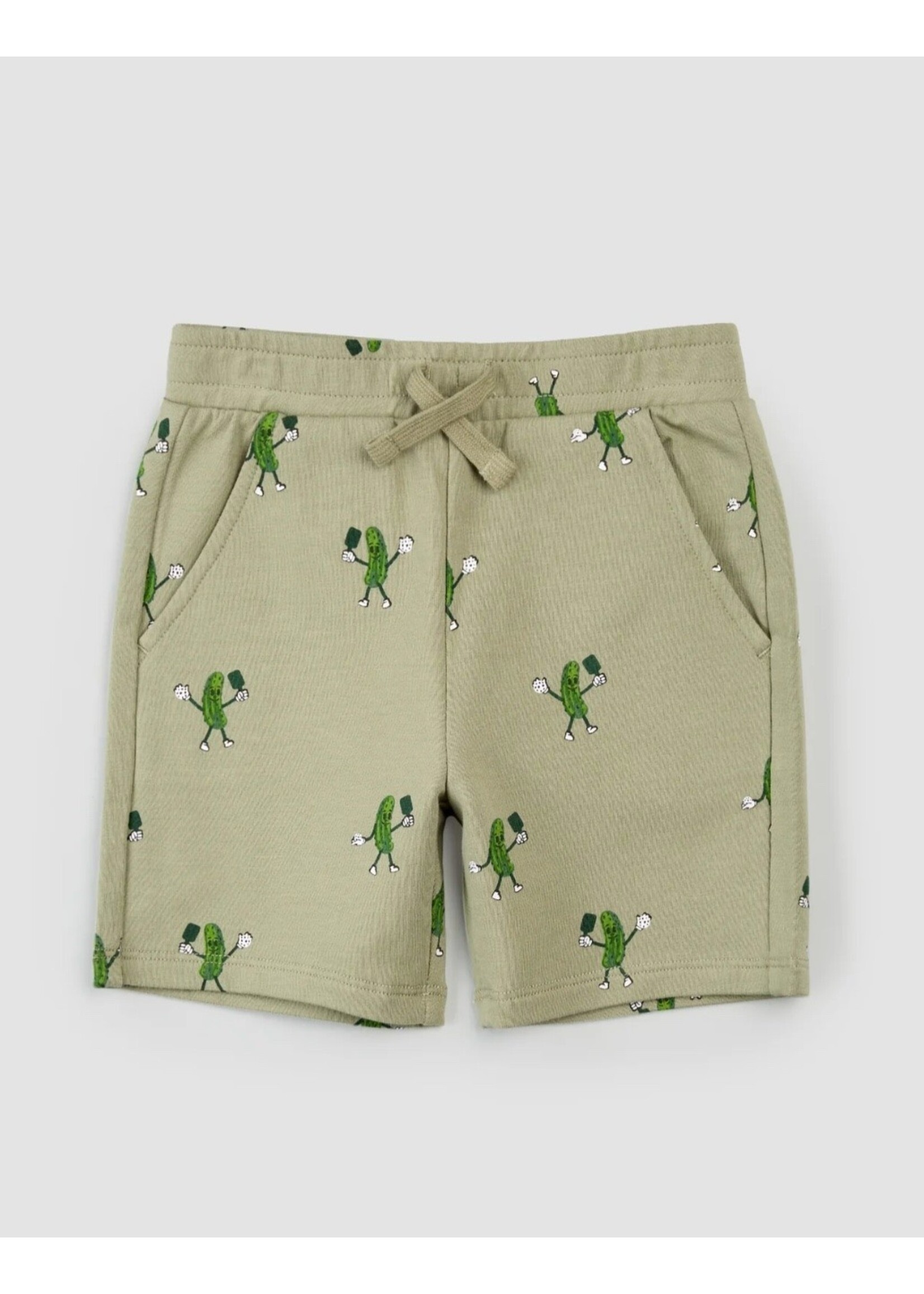 Miles the Label Miles the Label, Pickleball Print on Sage Shorts || Green Dusty