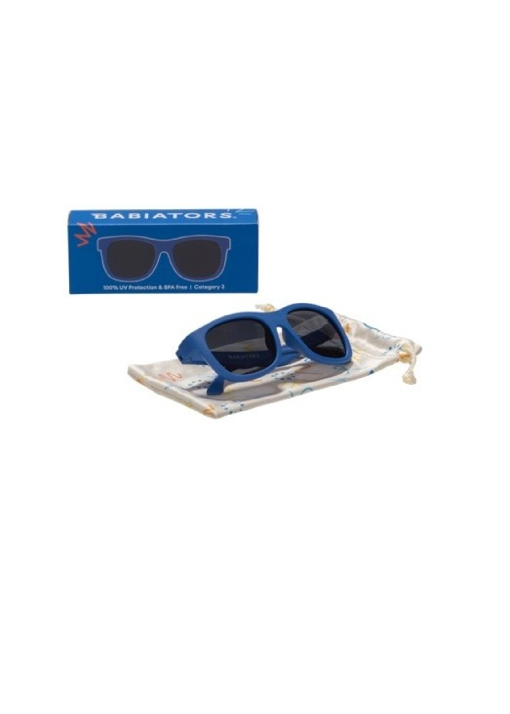 Babiators Babiators, Original Non-Polarized Navigator Sunglasses || Good As Blue / Smoke Lens