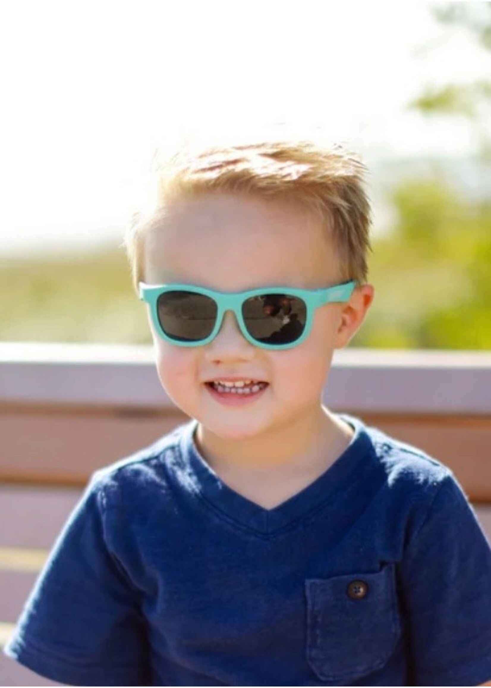 Babiators Babiators, Original Non-Polarized Navigator Sunglasses || Totally Turquoise / Smoke Lens