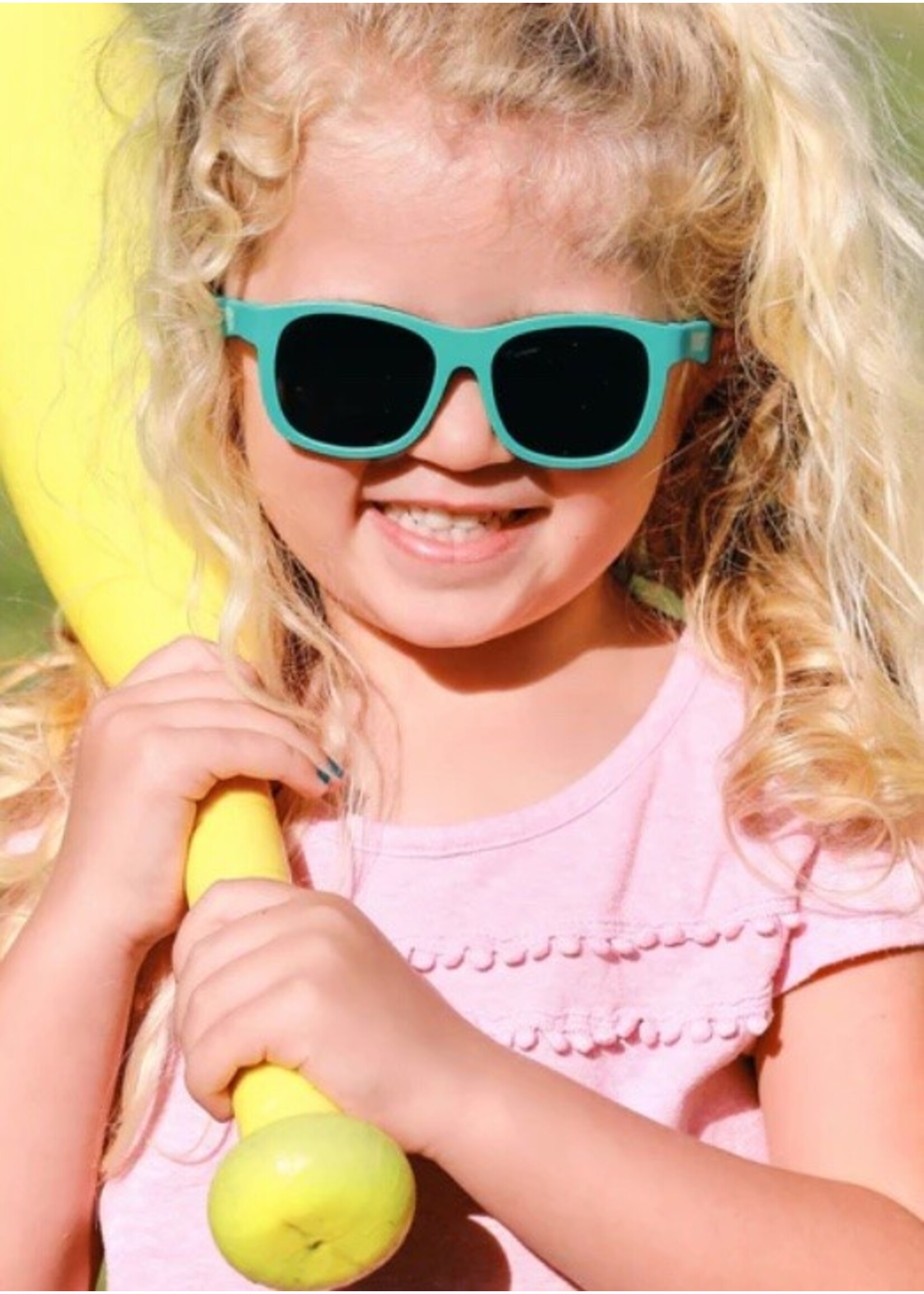 Babiators Babiators, Original Non-Polarized Navigator Sunglasses || Totally Turquoise / Smoke Lens