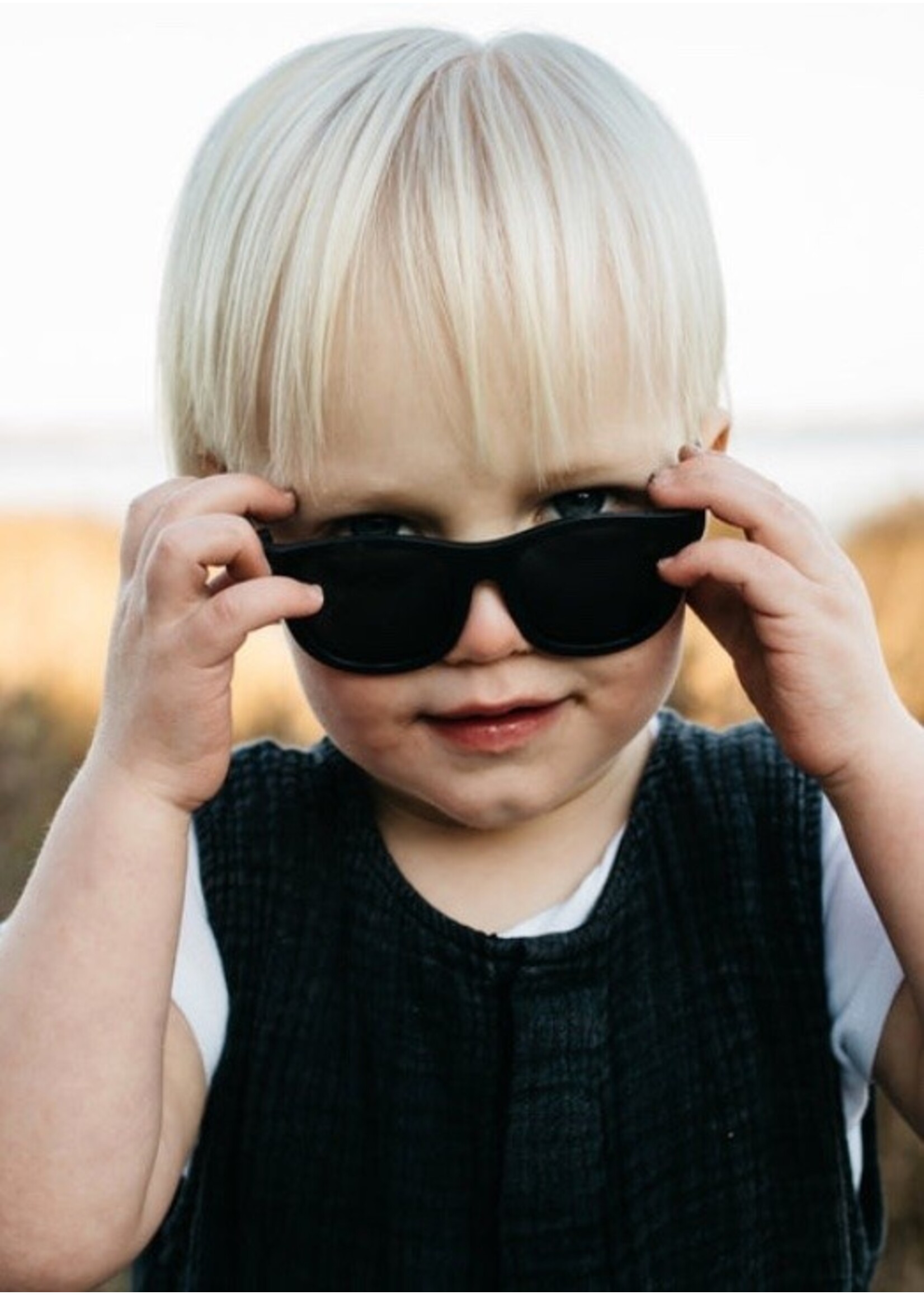 Babiators Babiators, Original Non-Polarized Navigator Sunglasses || Jet Black / Black Lens