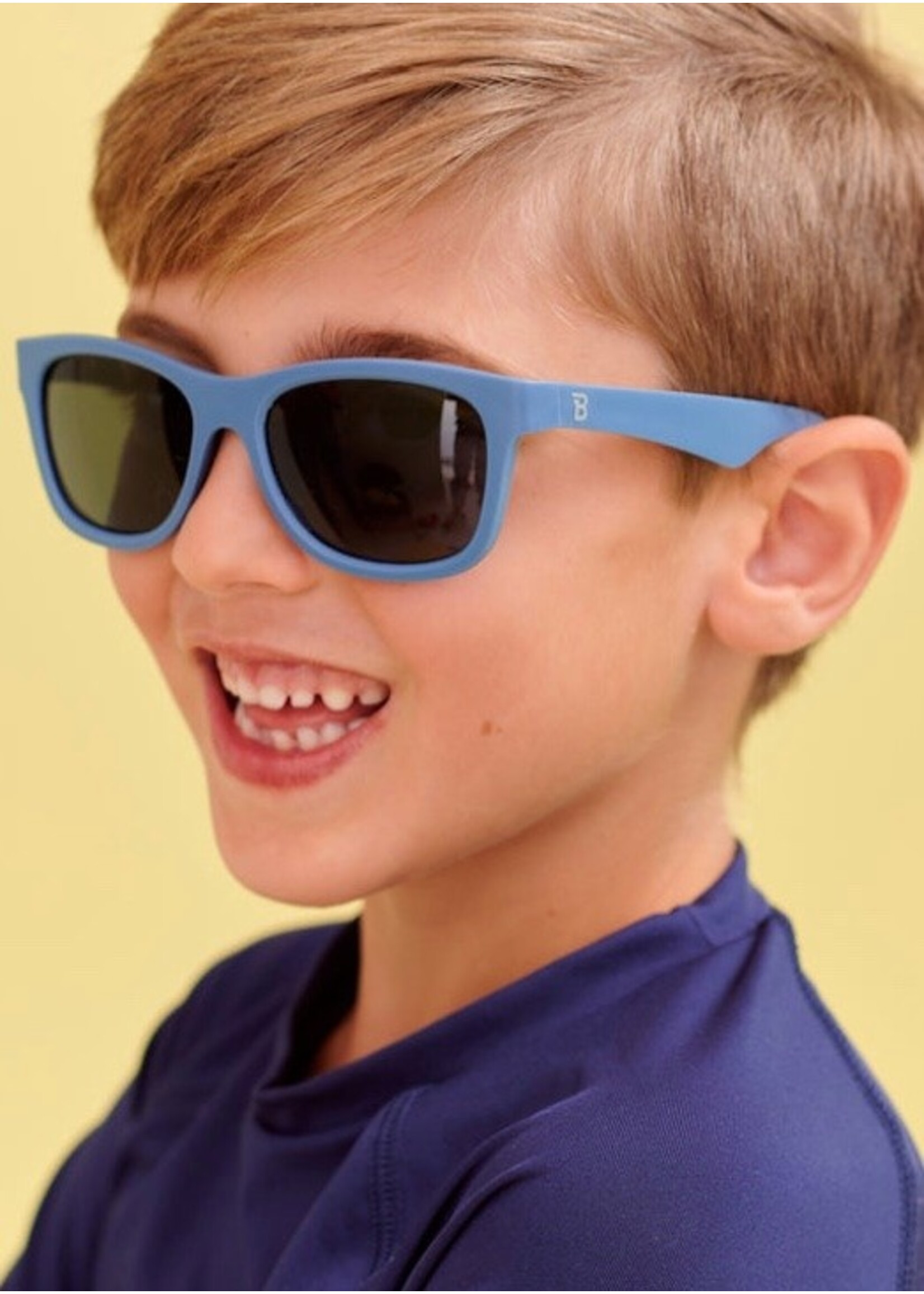 Babiators Babiators, The Eco Collection Navigator Sunglasses || Pacific Blue / Smoke Lens
